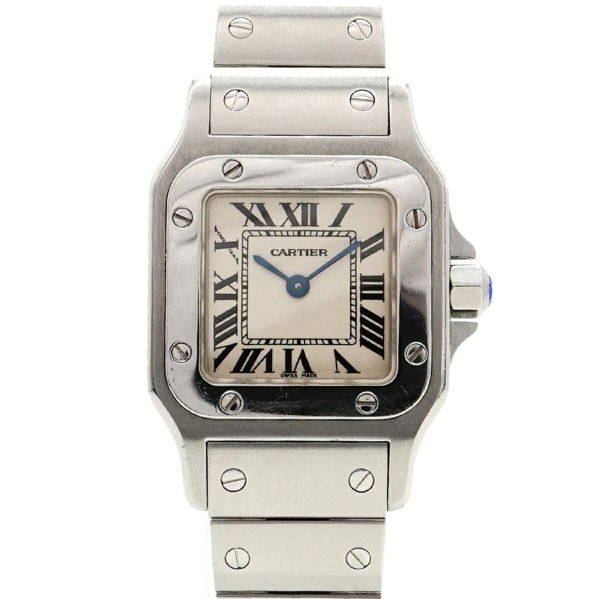 Cartier Santos Galbee SM W20056D6 Ivory Dial Women's Watch