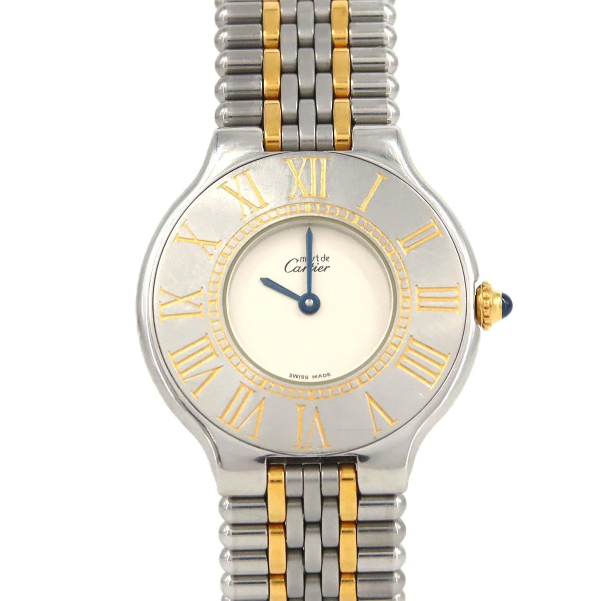 Cartier Must 21LM Two-Tone W10050F4 SSxGP Quartz Watch
