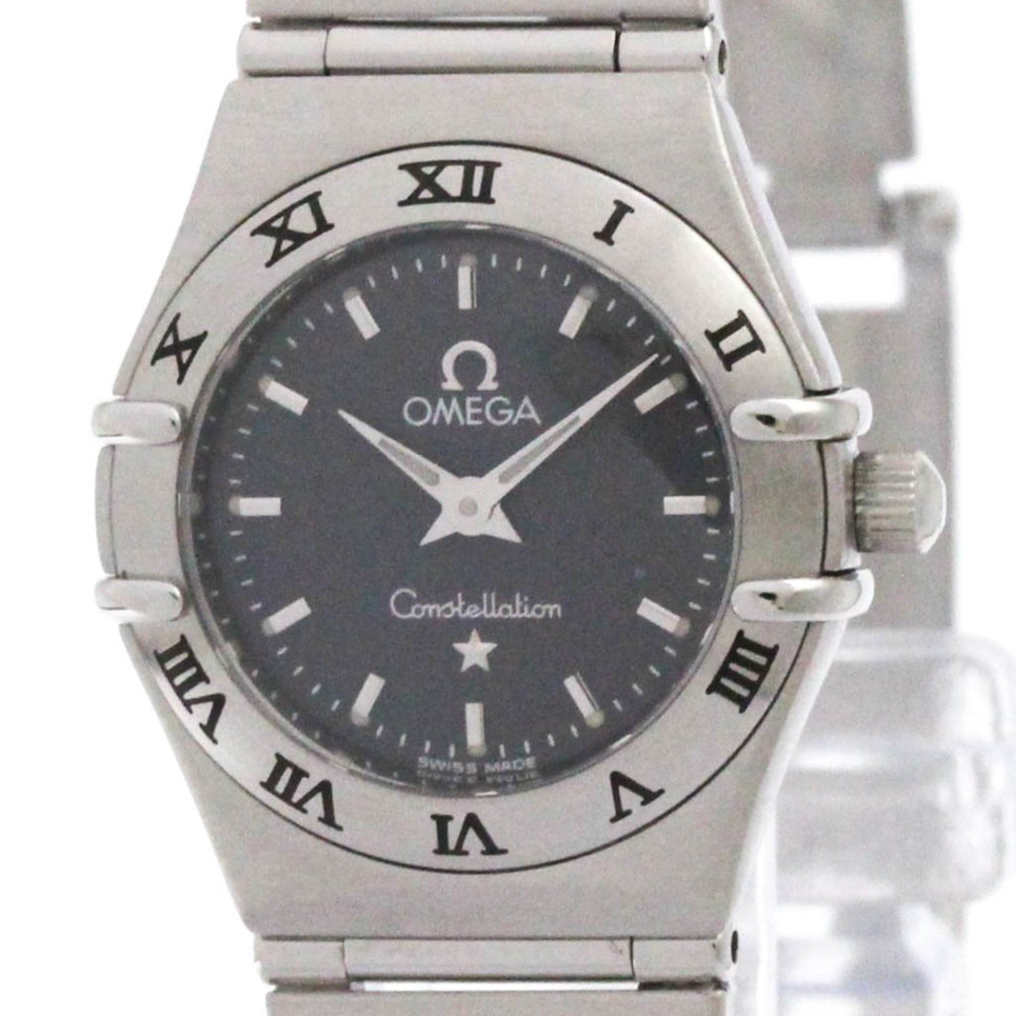 OMEGA Constellation Steel Quartz Ladies Watch 1562.40 Polished
