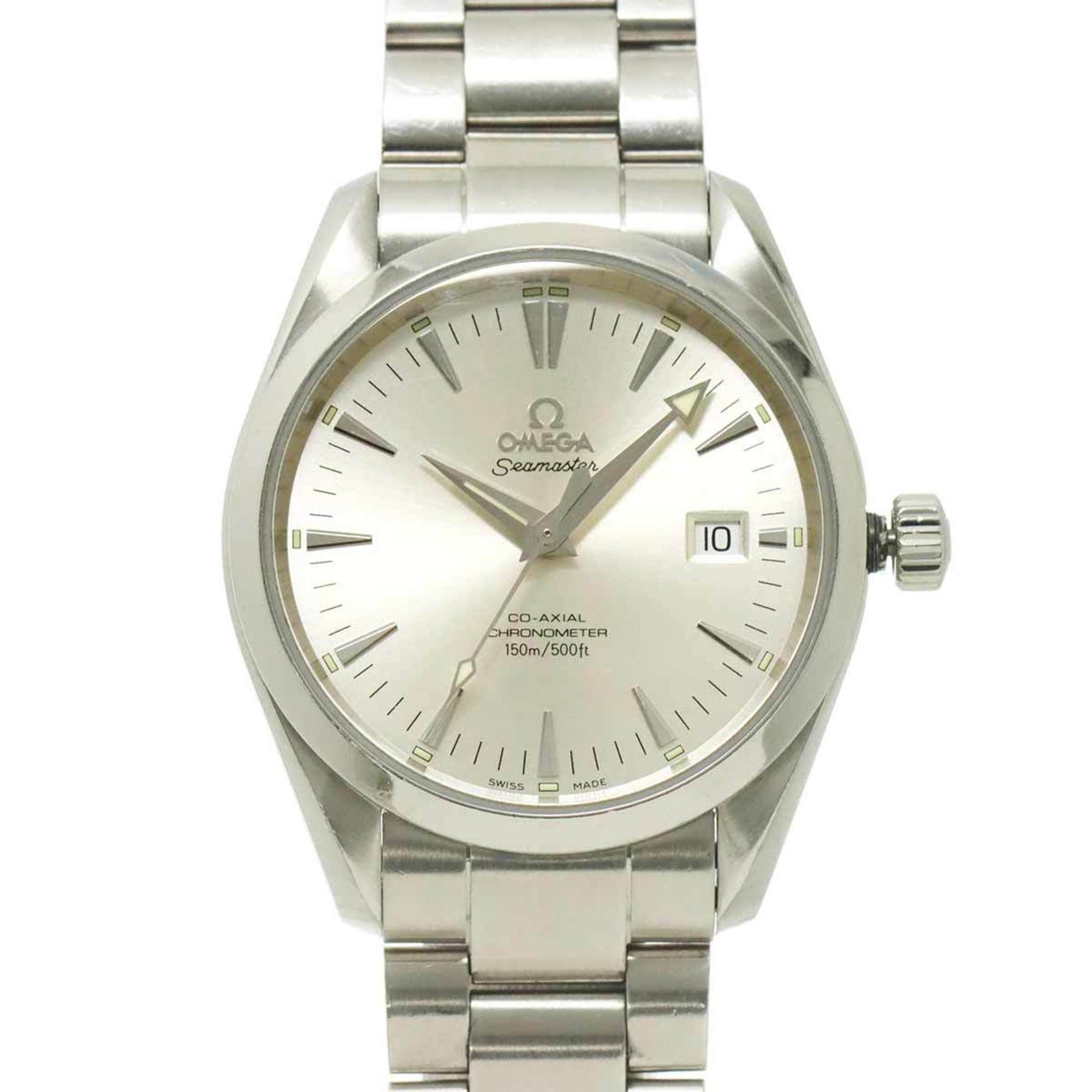 OMEGA Seamaster Aqua Terra Co-Axial 2503 30 Men's Watch with Date Display, Silver, Automatic,