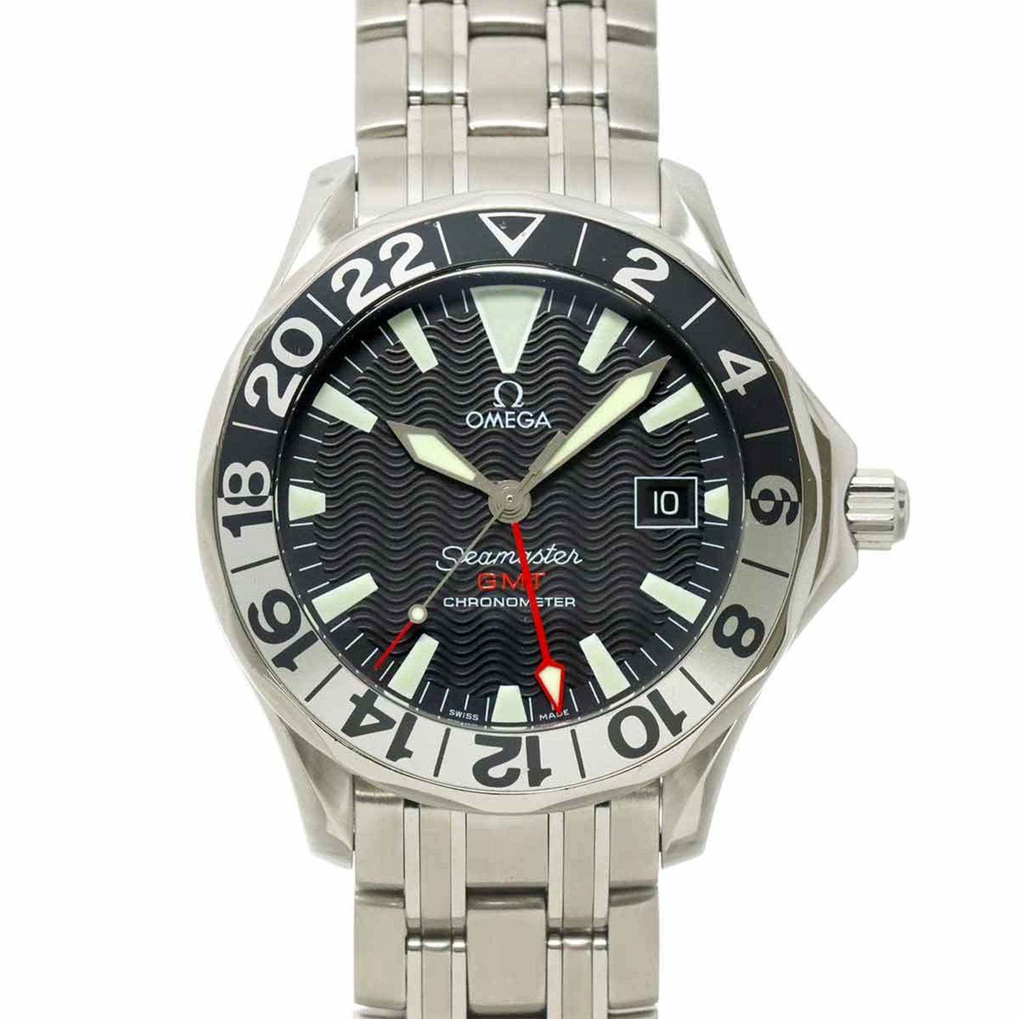Omega Seamaster 300 GMT 2534 50 50th Anniversary Edition Men's Watch, Date, Black, Automatic Movemen