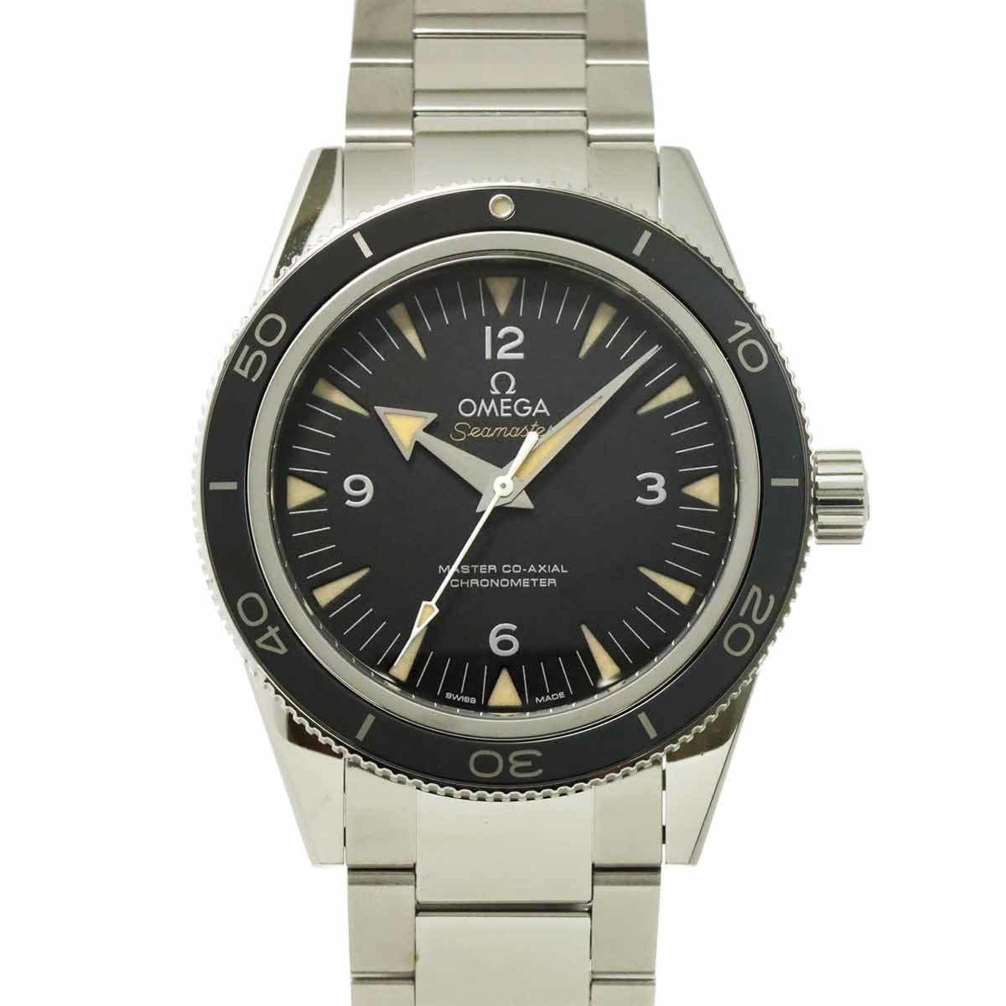 OMEGA Seamaster 300 Master Co-Axial 233 30 41 21 01 001 Chronometer Men's Watch Black Automatic