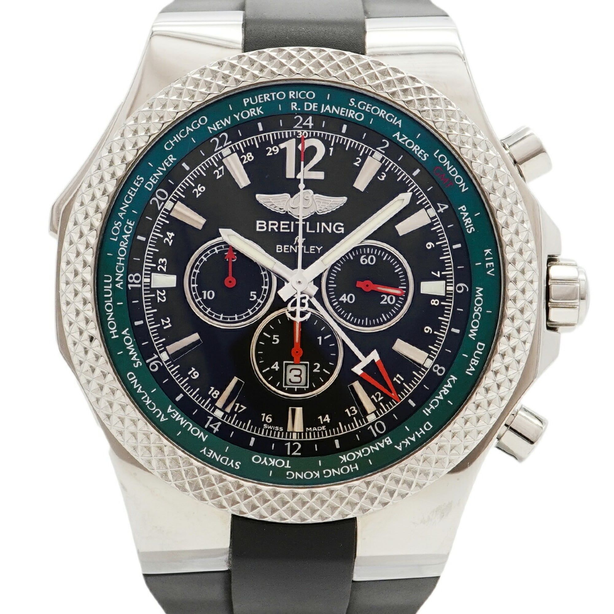 Breitling Bentley A47362 Men's Black Dial Watch
