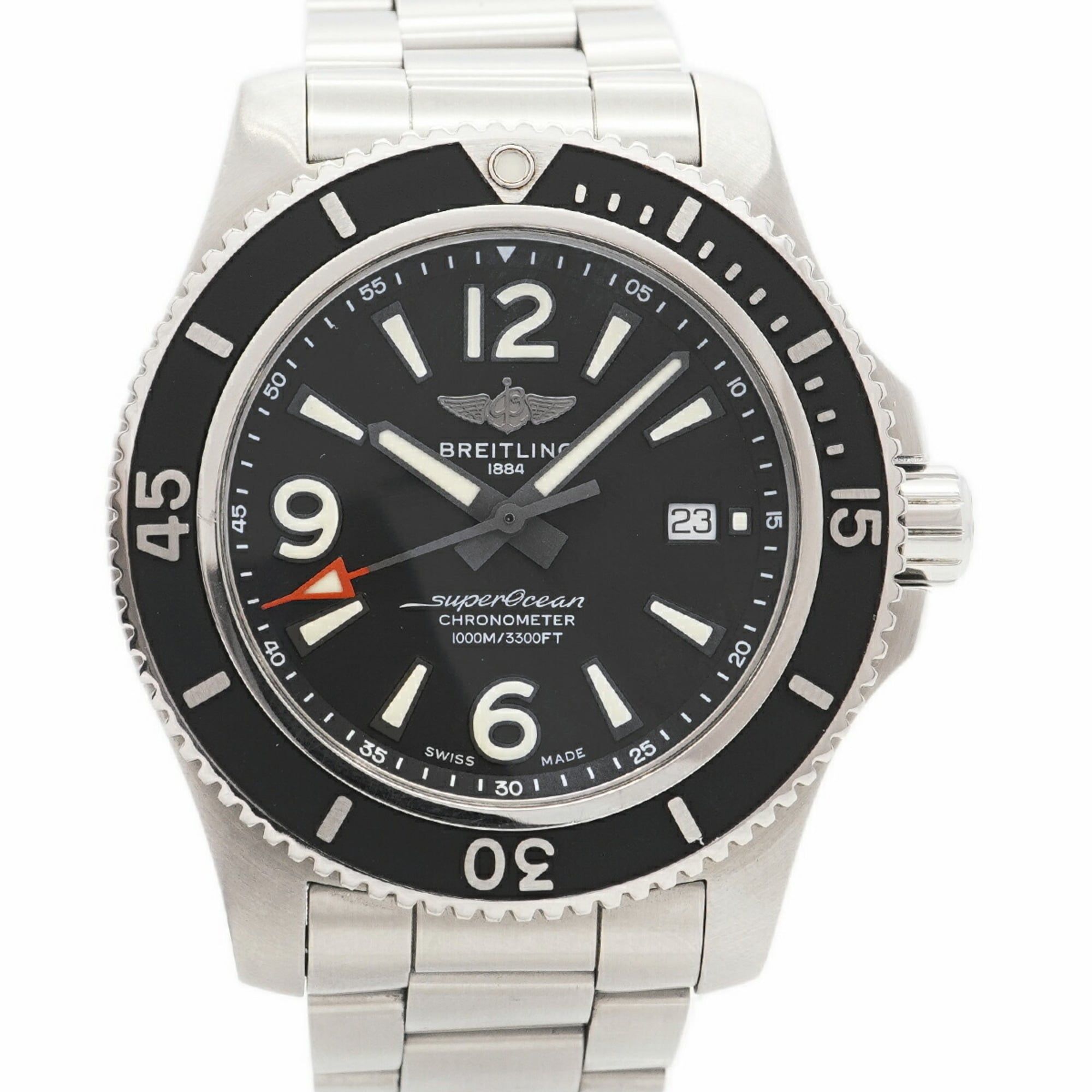 Breitling Superocean 44 A17367 Black Dial Men's Watch