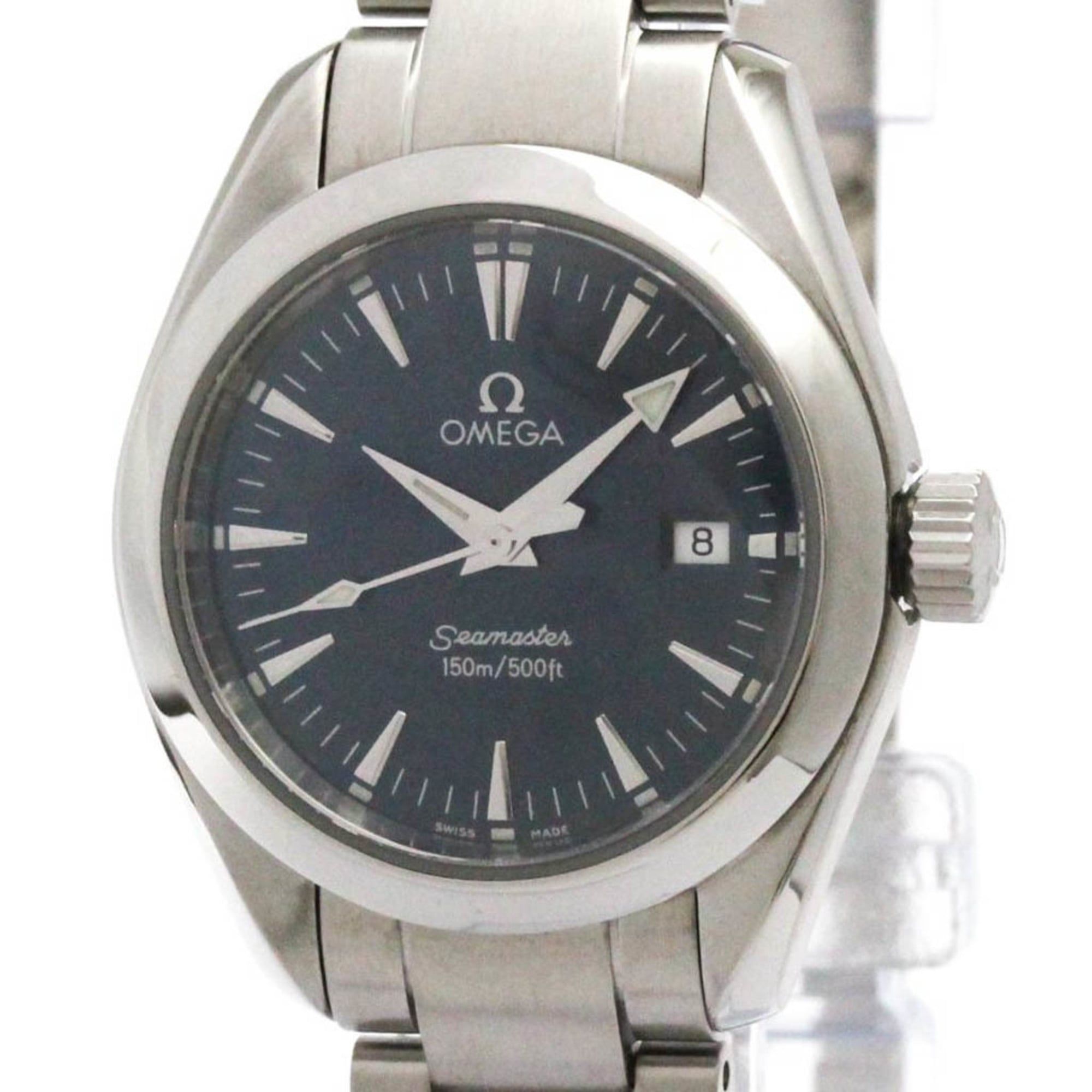 OMEGA Seamaster Aqua Terra Quartz Ladies Watch 2577.80 Polished