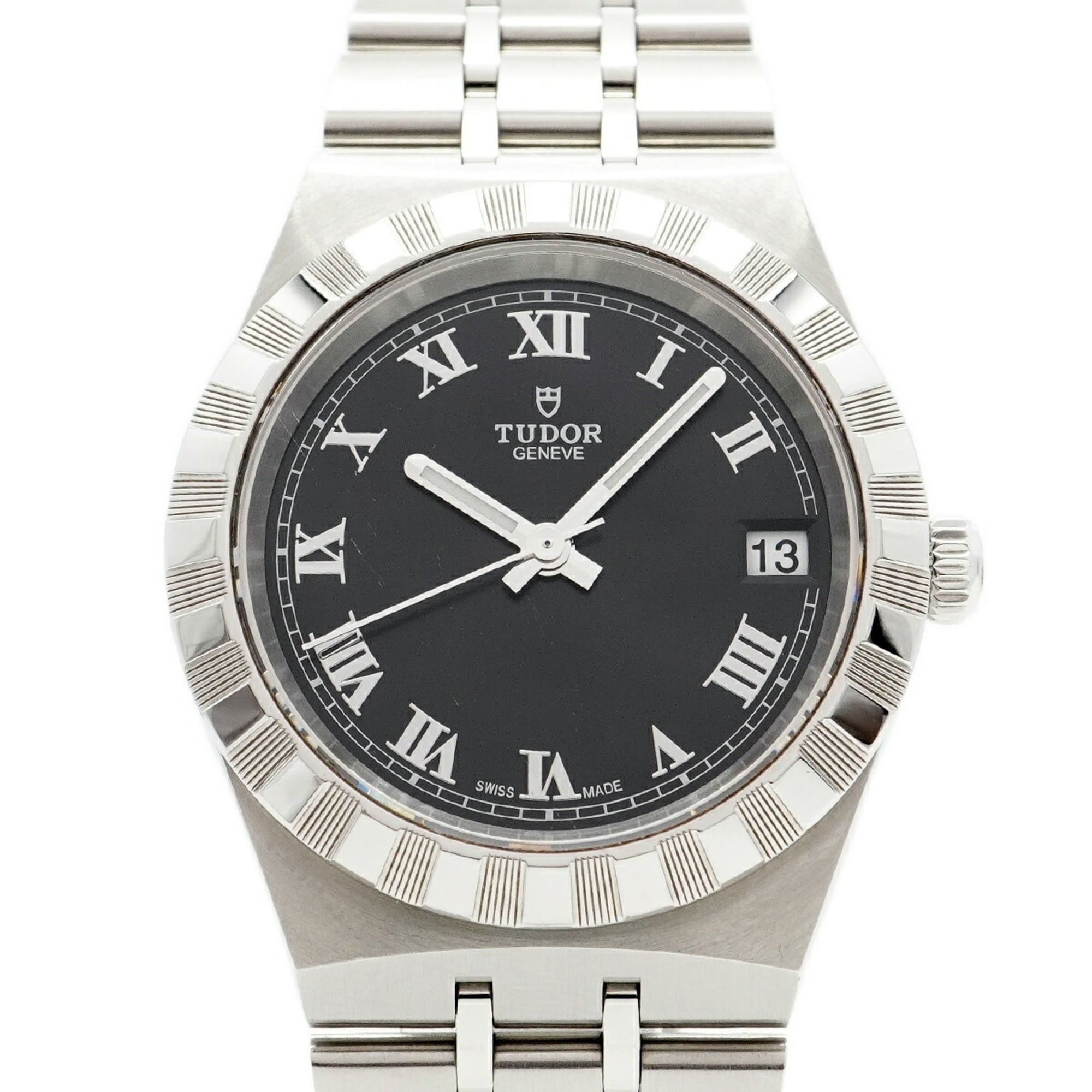 Tudor Royal 28400 Black Dial Watch for Men and Women