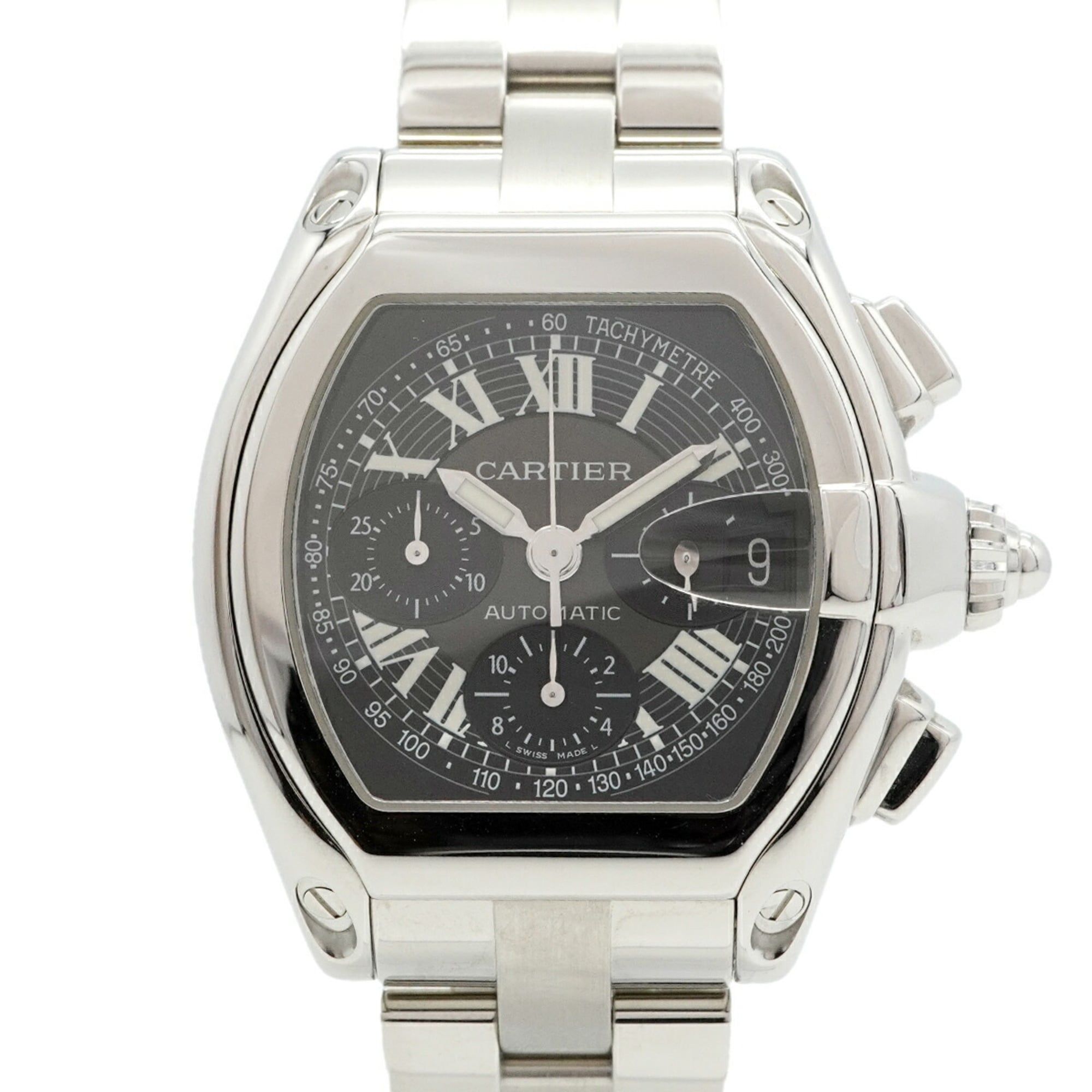 Cartier Roadster XL W62007X6 Black Dial Men's Watch