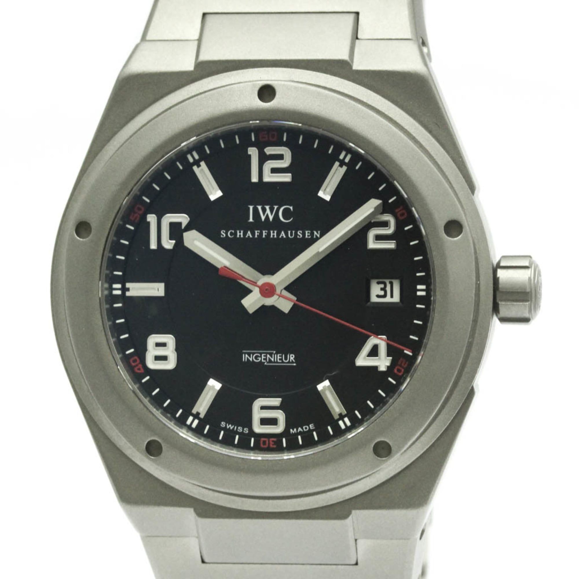 IWC Ingenieur AMG Automatic Titanium Mens Watch IW322702 Polished
