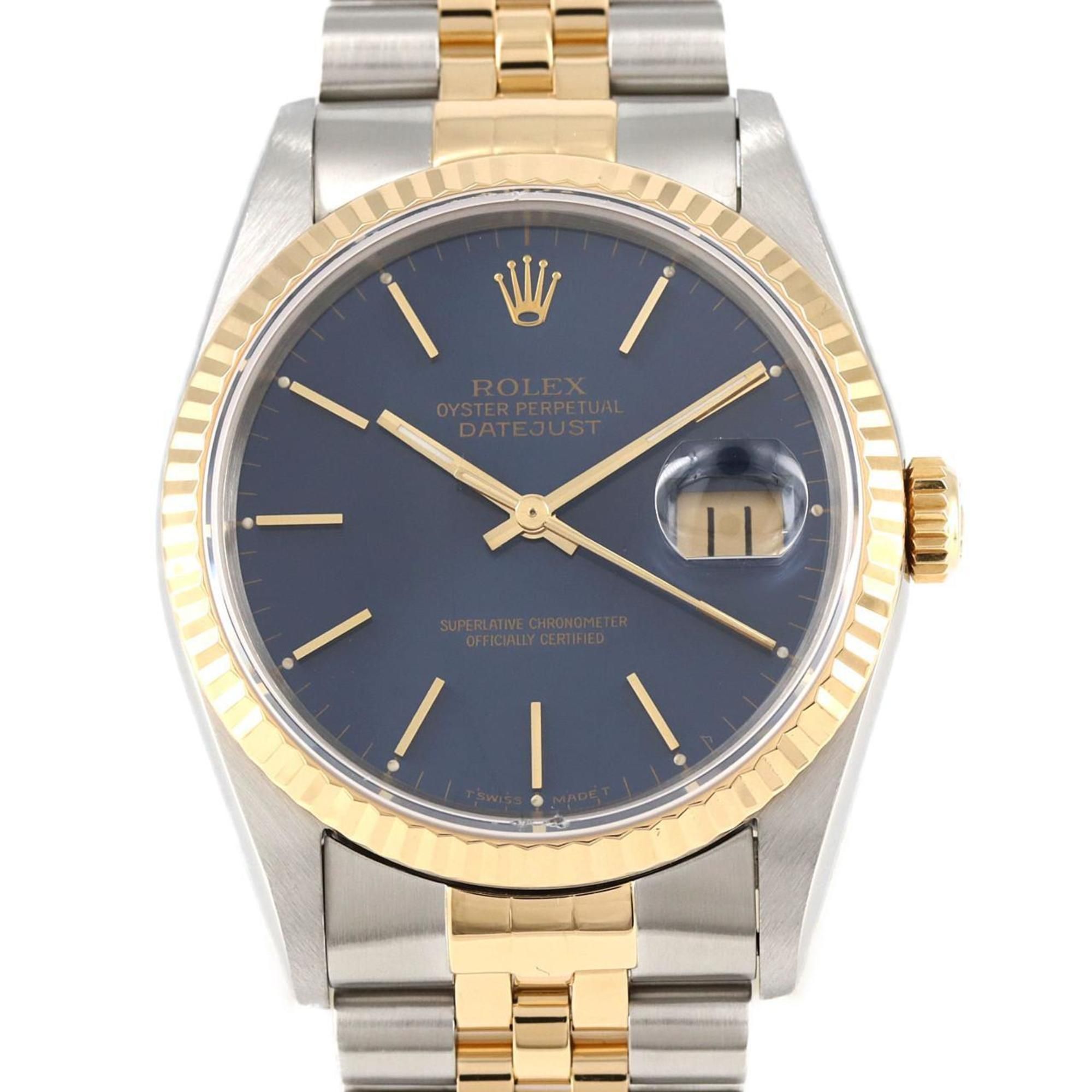 Rolex Datejust 16233 SSxYG Automatic Watch S Series