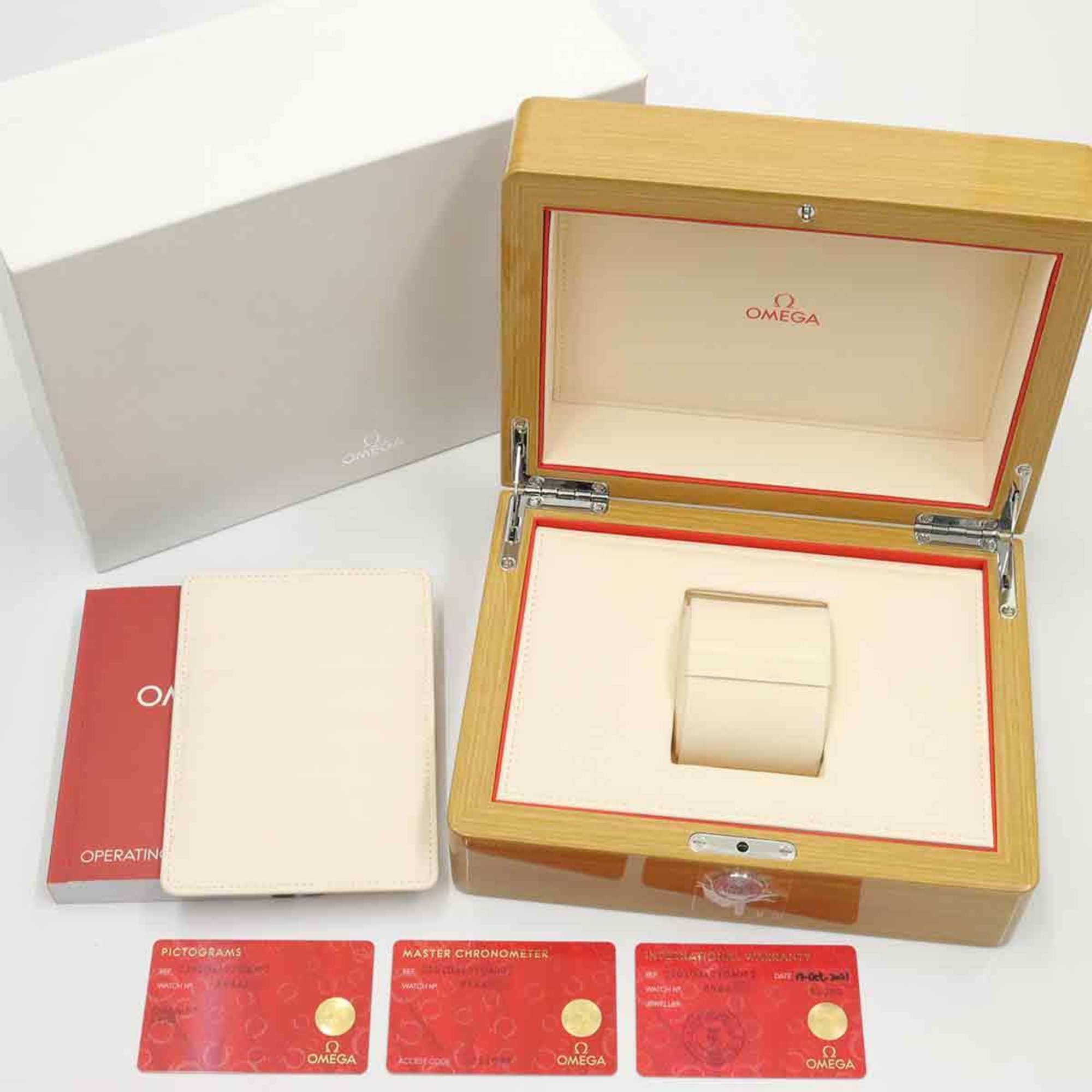 OMEGA Seamaster Aqua Terra Co-Axial 220 10 41 21 03 002 Men's Automatic Watch with Blue Date