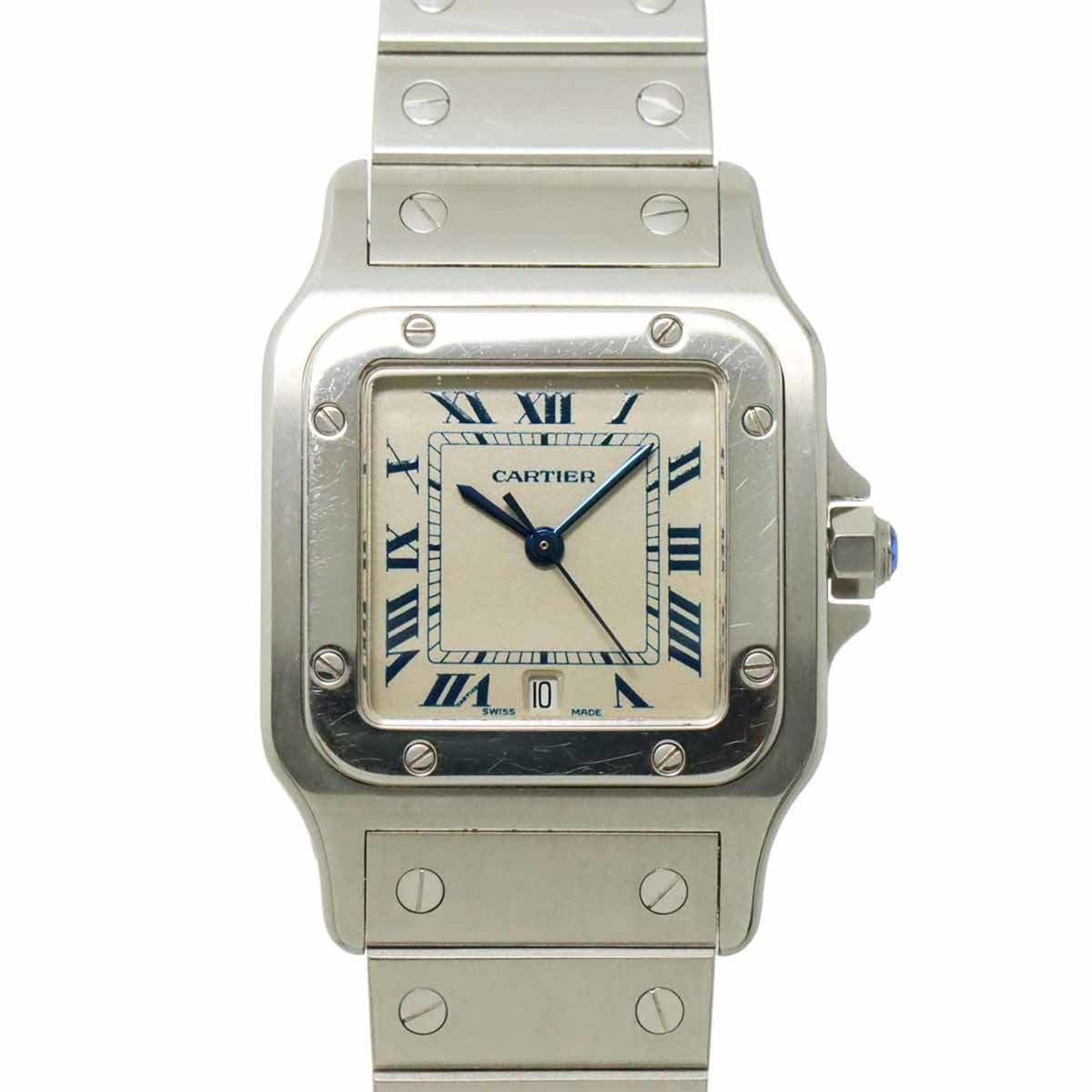 Cartier Santos Galbee LM W20018D6 Men's Watch, Date, Quartz Watch