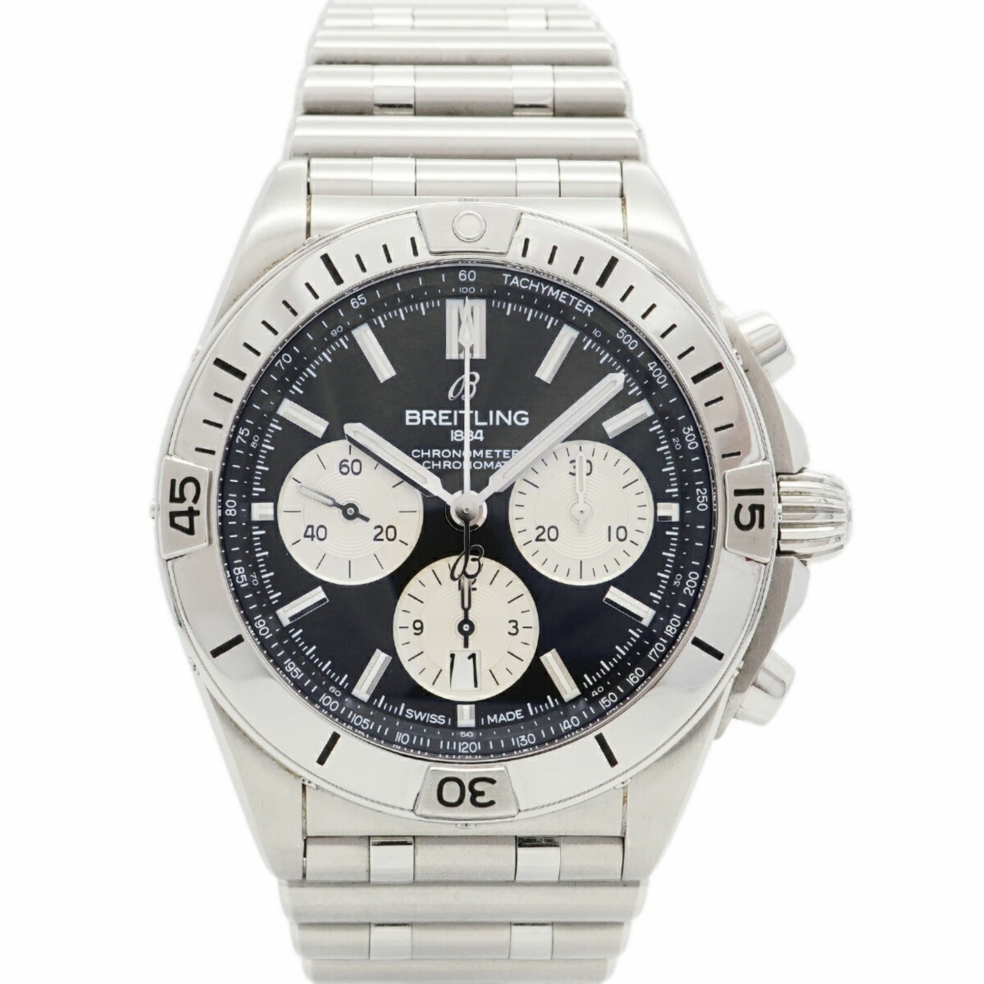 Breitling Chronomat Japan Edition AB0134 Black Dial Men's Watch