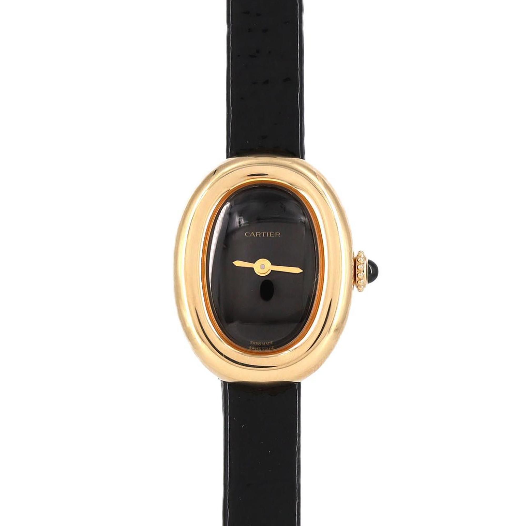 Cartier Baignoire Mini YG WGBA0040 Quartz Watch