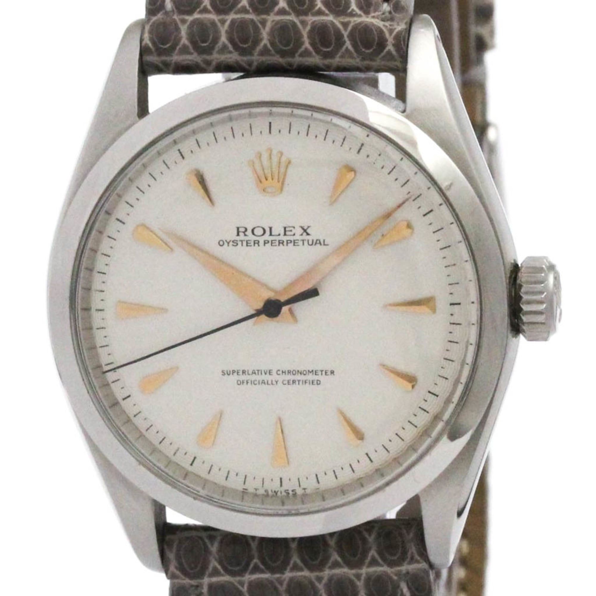 ROLEX Oyster Perpetual 6284 Steel Automatic Ladies Watch Vintage