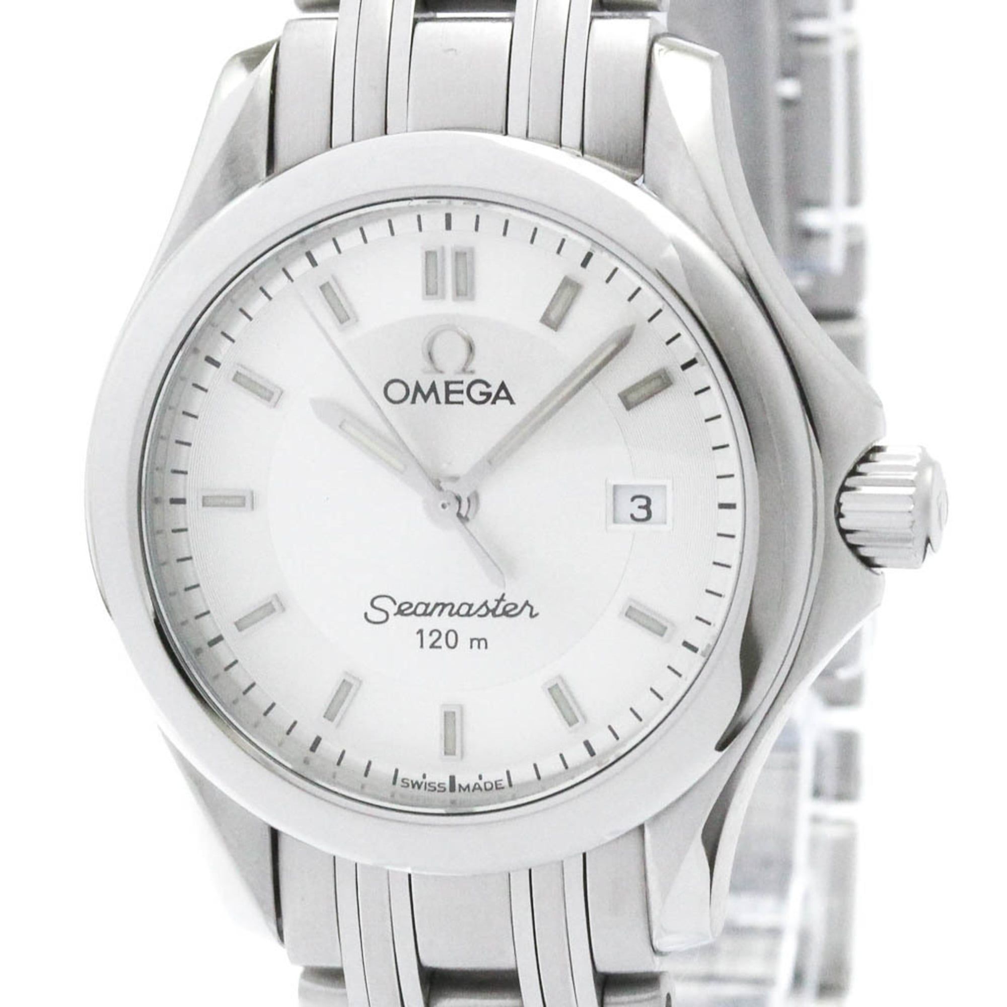 OMEGA Seamaster 120M Steel Quartz Ladies Watch 2571.32 Polished