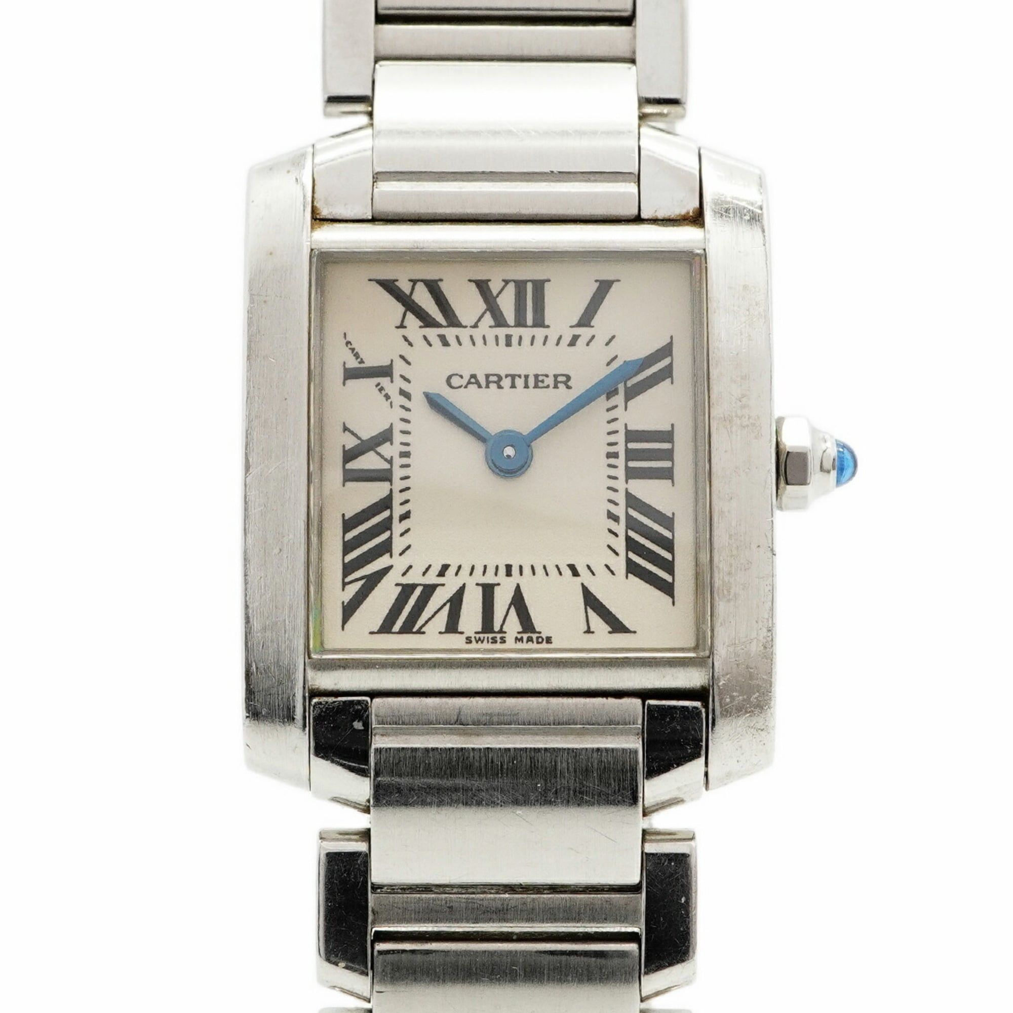 Cartier Tank Française SM W51008Q3 Ivory Dial Women's Watch
