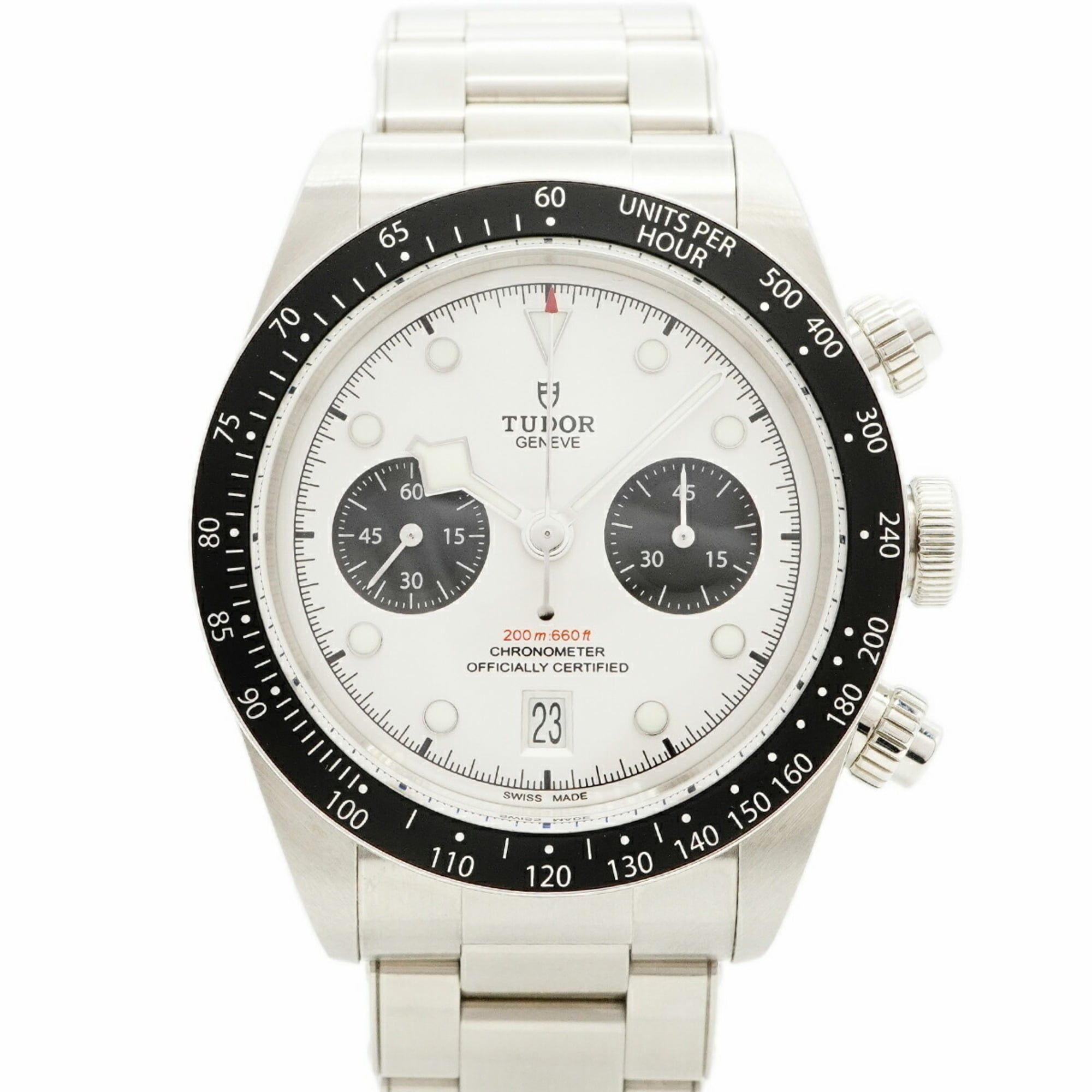 Tudor Black Bay Chrono 79360N Silver Dial Men's Watch