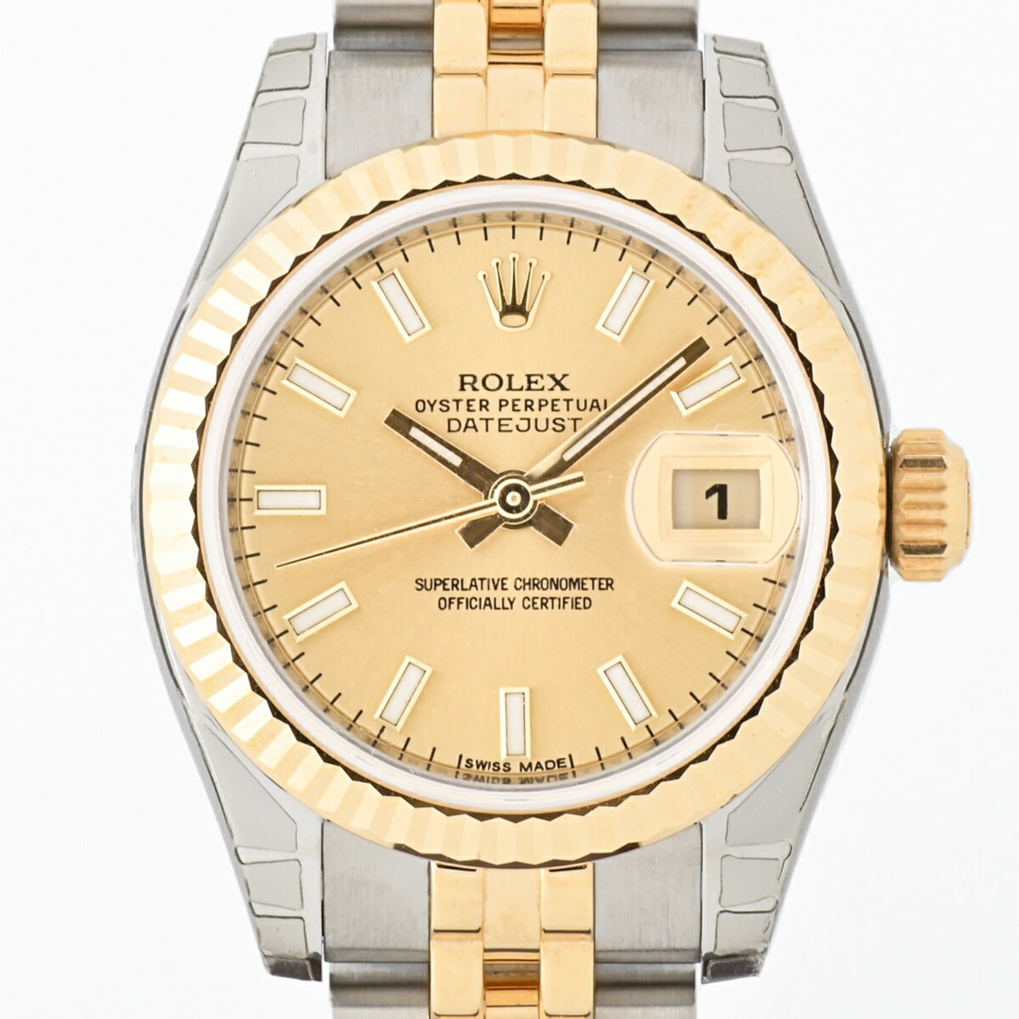 Rolex Datejust 179173 K18 Stainless Steel Women's Watch 68669