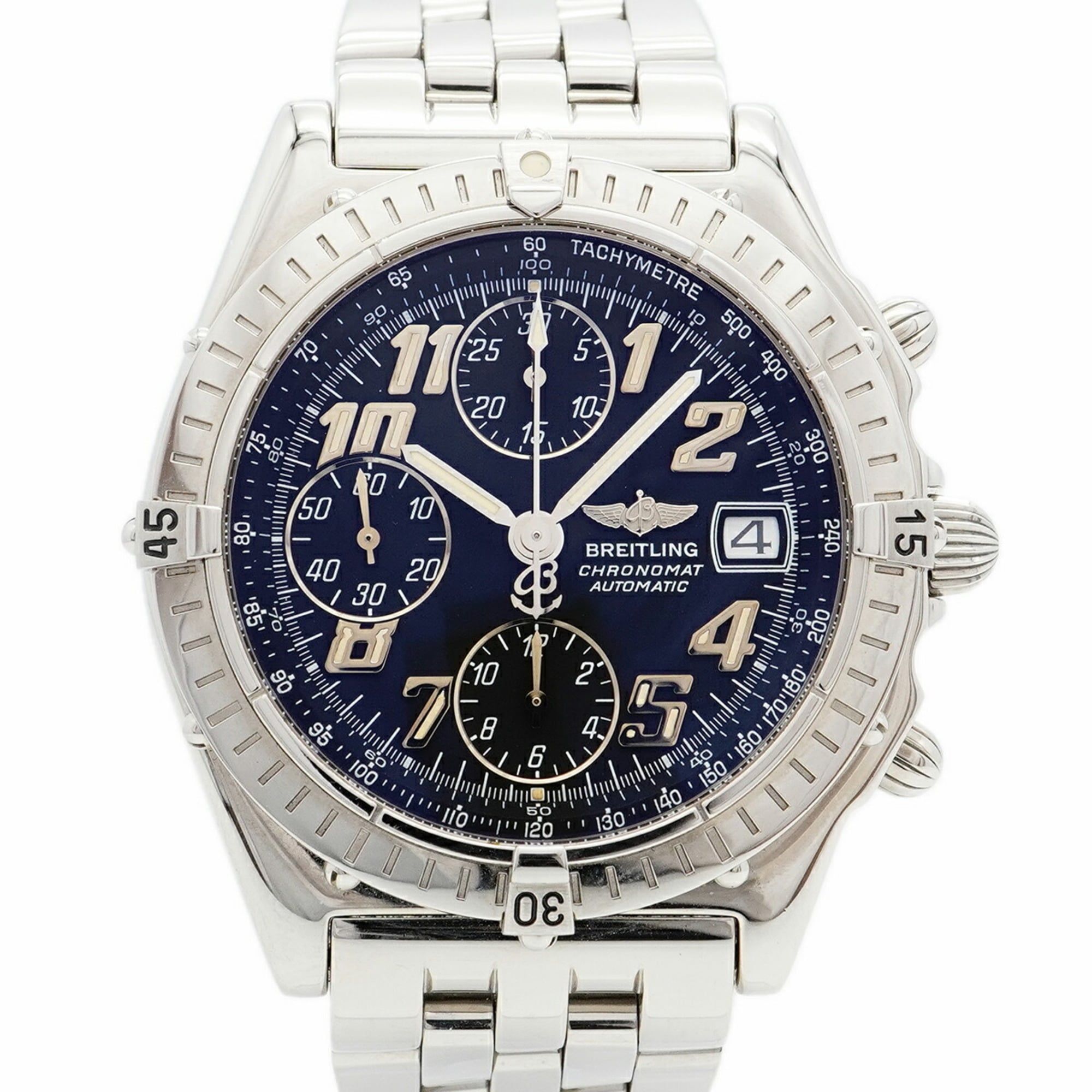 Breitling Chronomat Blackbird A13350 Black Dial Men's Watch