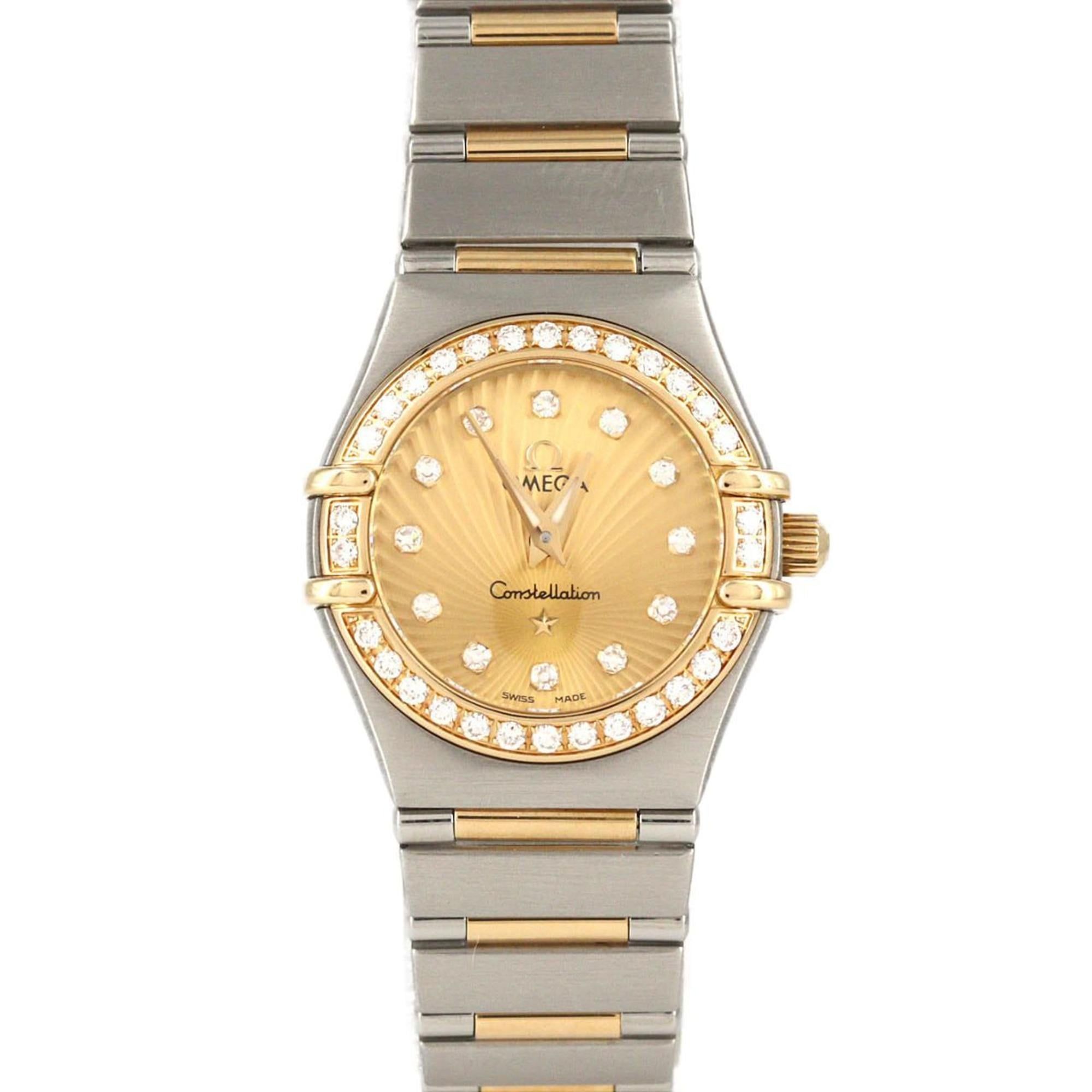 Omega Constellation Mini 160 Years Two-tone D 12P Watch 111.25.23.60.58.001 Stainless Steel Yellow G