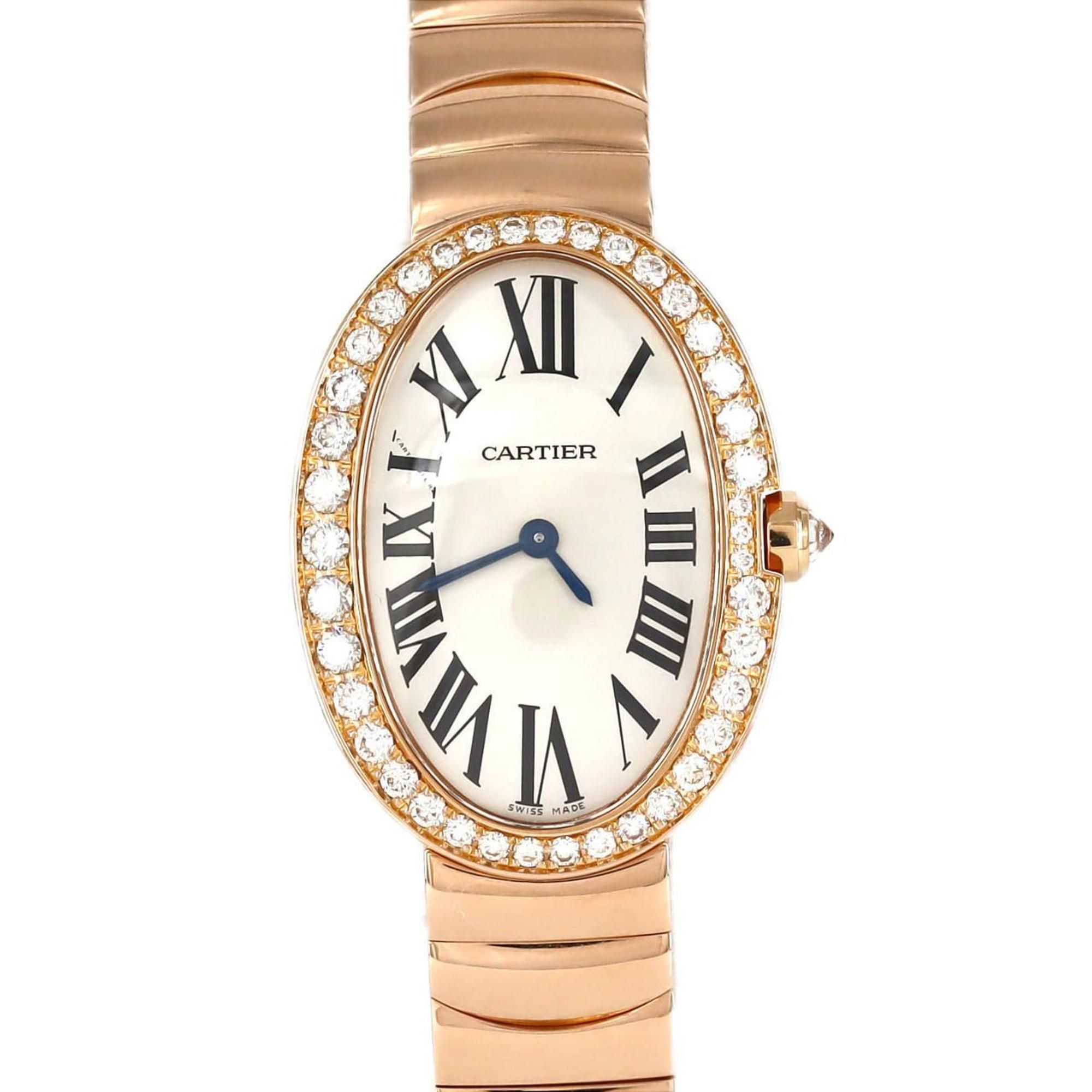 Cartier Baignoire SM PG D WB520002 PG/RG Quartz Watch