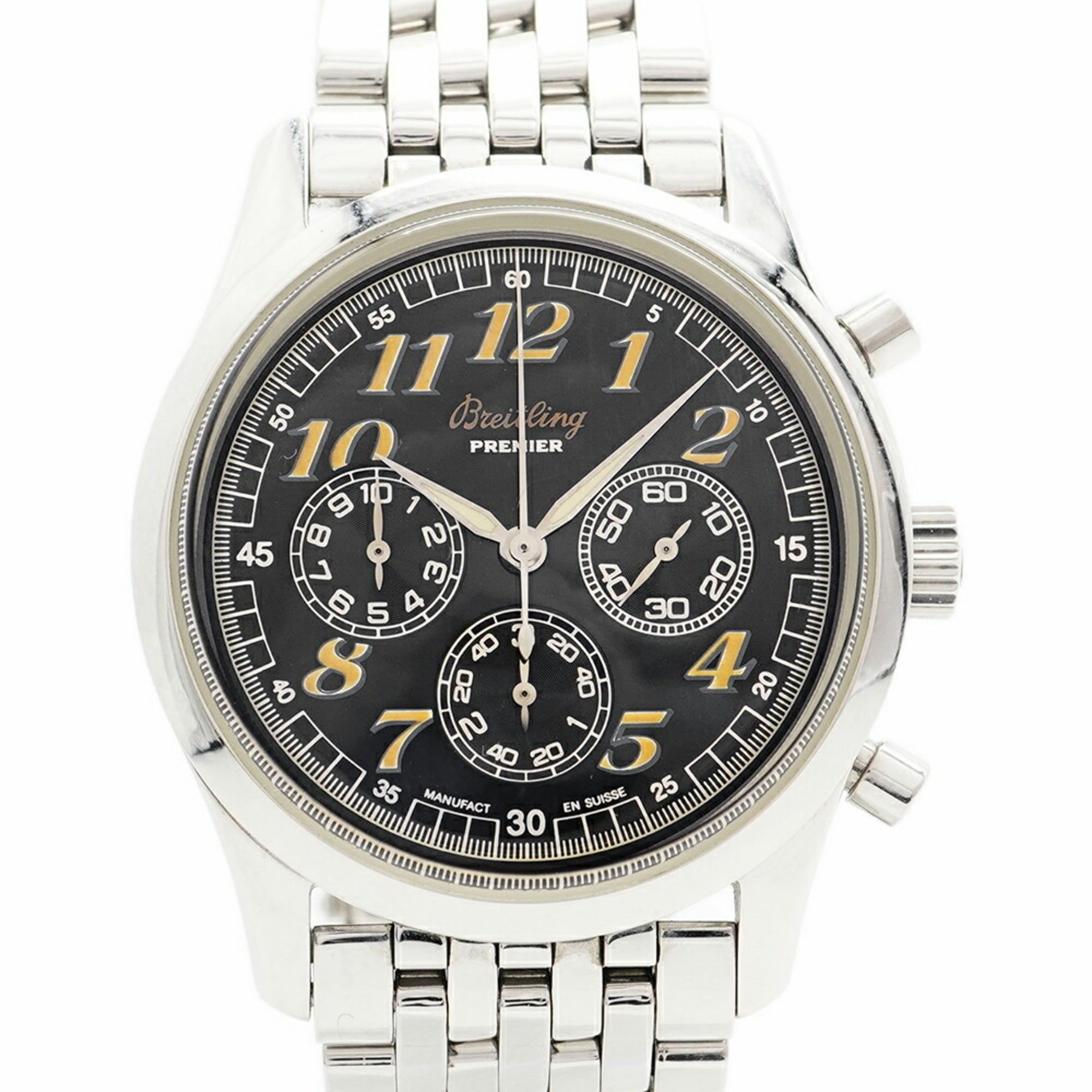 Breitling Navitimer Premier A40035 Black Dial Men's Watch