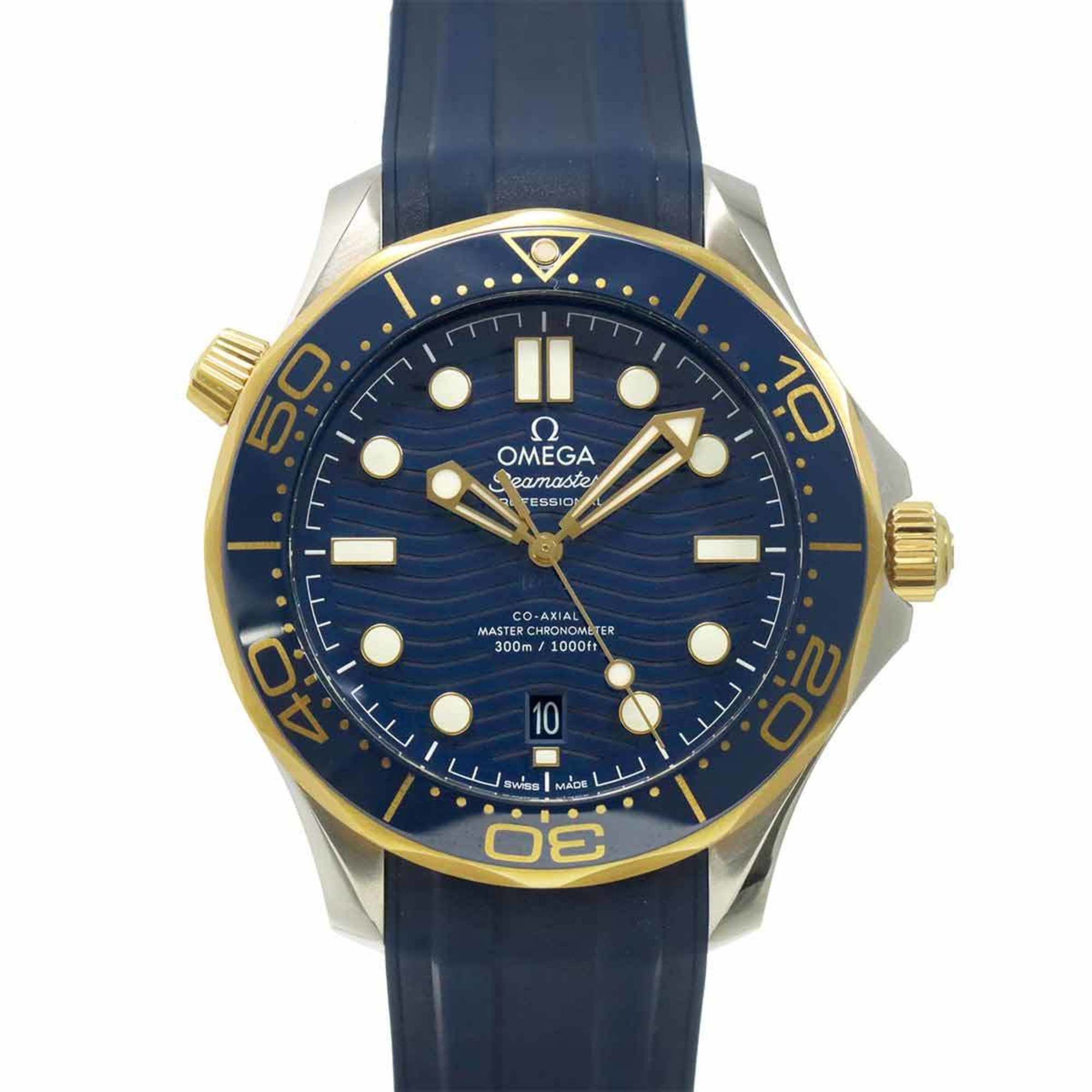 OMEGA Seamaster Diver 300 Co-Axial Master Chronometer Two-tone 210 22 42 20 03 001 Men's Watch with