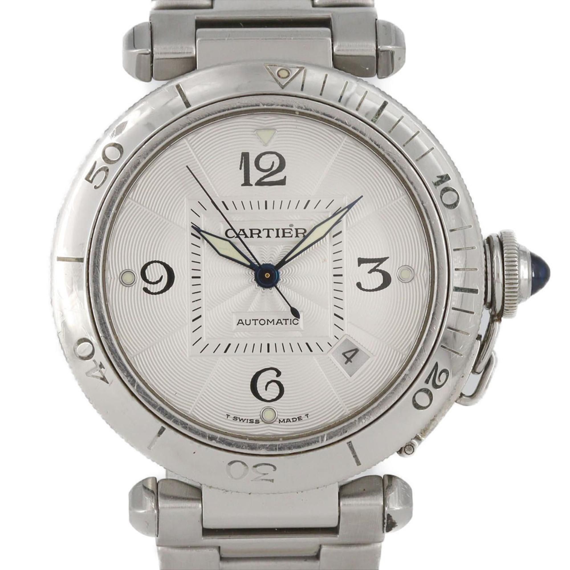 Cartier Pasha W31031H3 Stainless Steel Automatic Watch