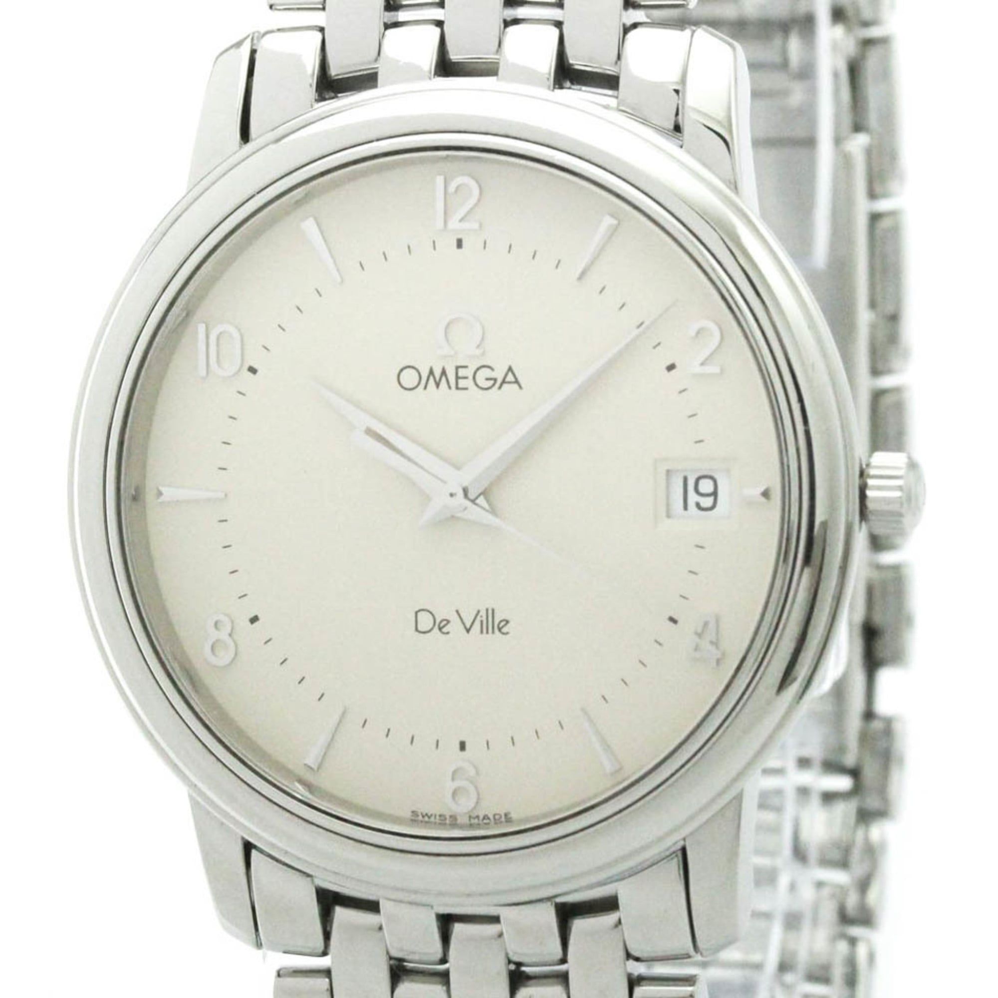 OMEGA De Ville Prestige Steel Quartz Mens Watch 4510.30 Polished