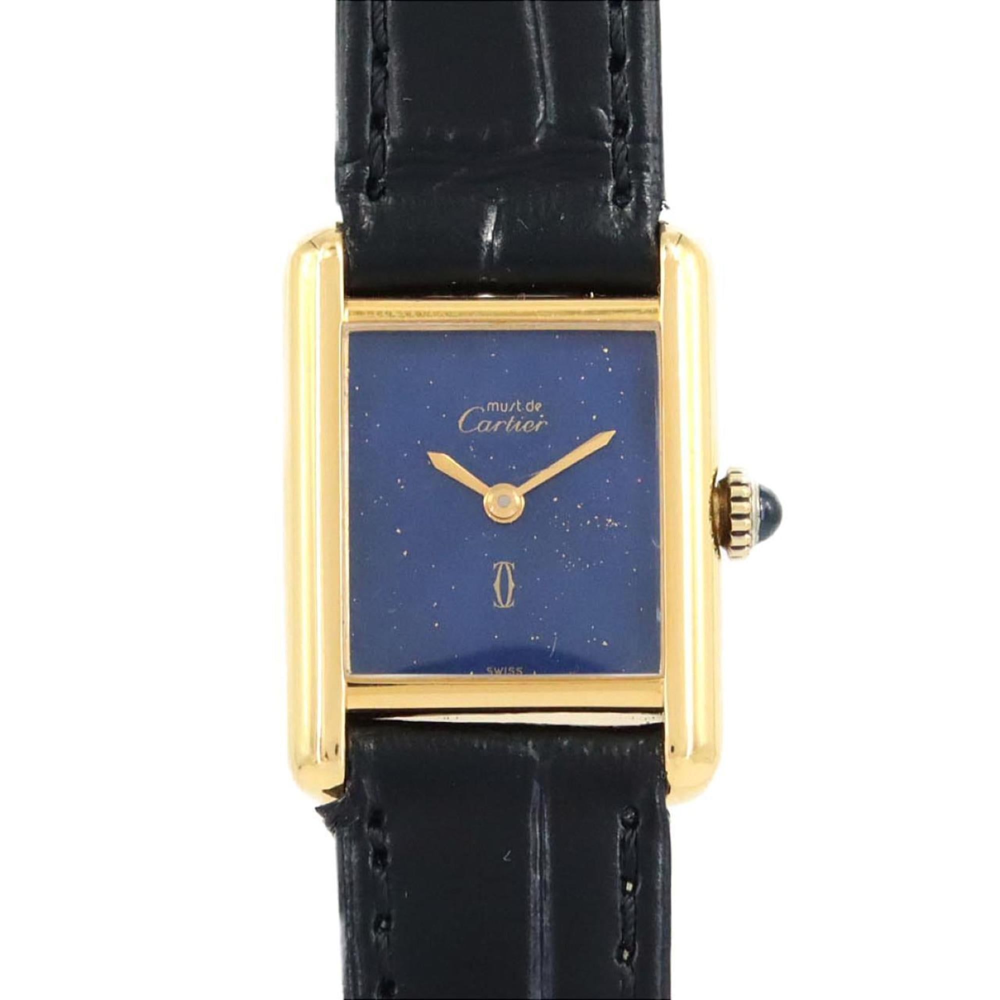 Cartier Must Tank SM GP watch, manual winding
