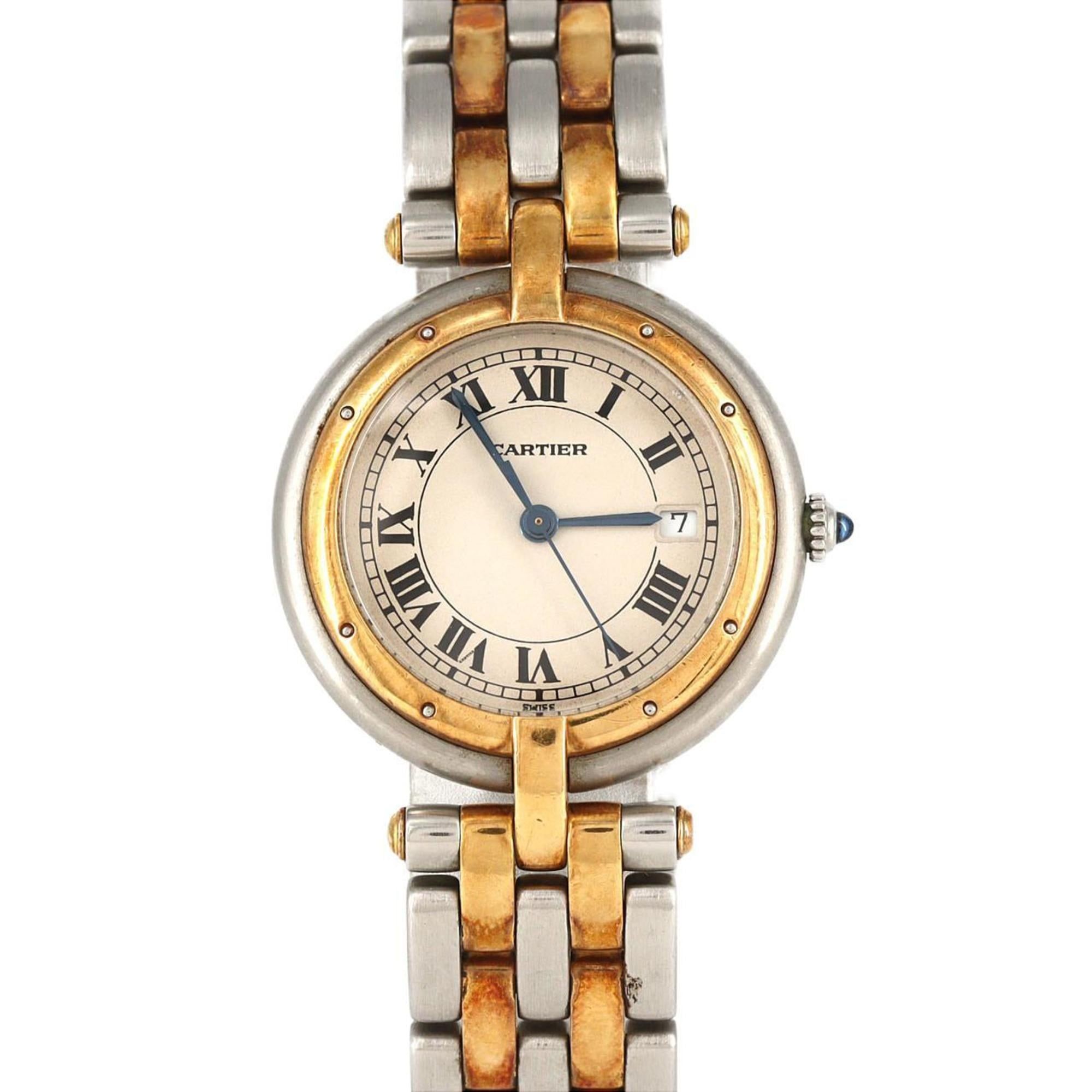 Cartier Panthère Vendome Aoyama LM 2ROW SSxYG Quartz Watch