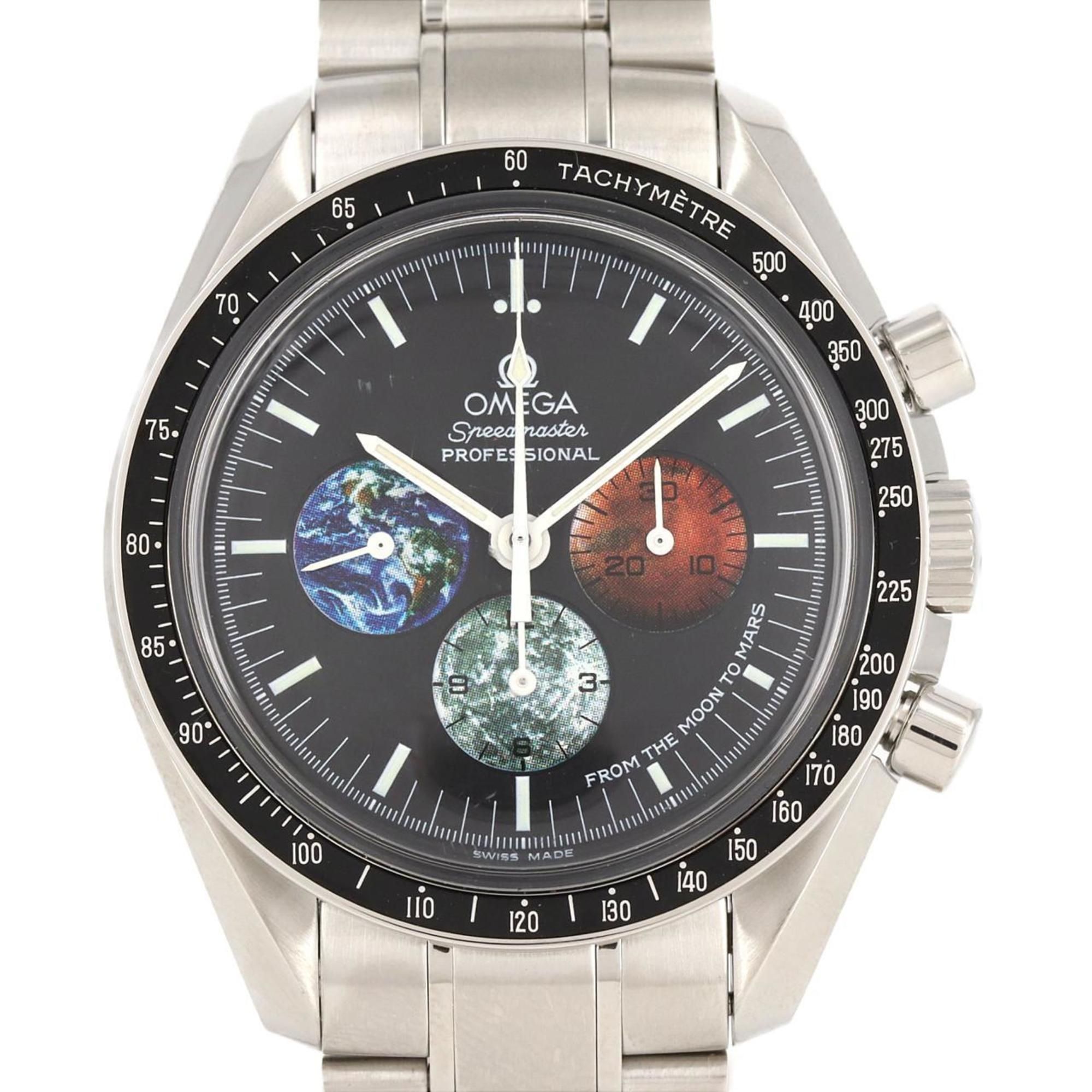 Omega Speedmaster Pro From the Moon to Mars 3577.50 SS Wristwatch Hand-wound