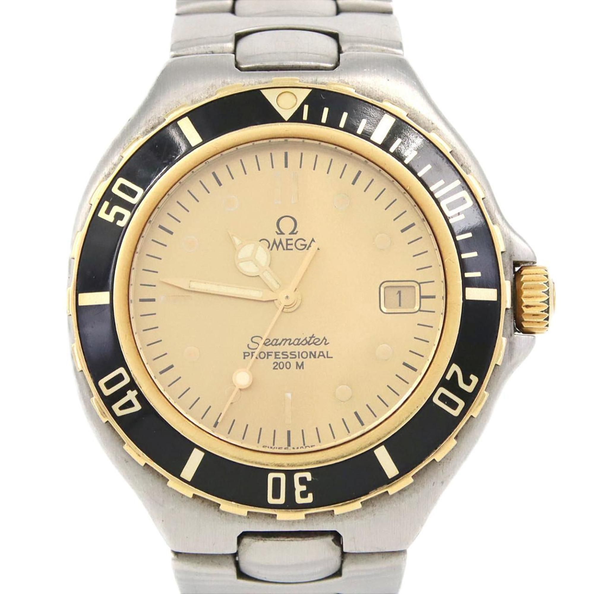 Omega Seamaster 200 Two-Tone 396.1062 SSxYG Quartz Watch
