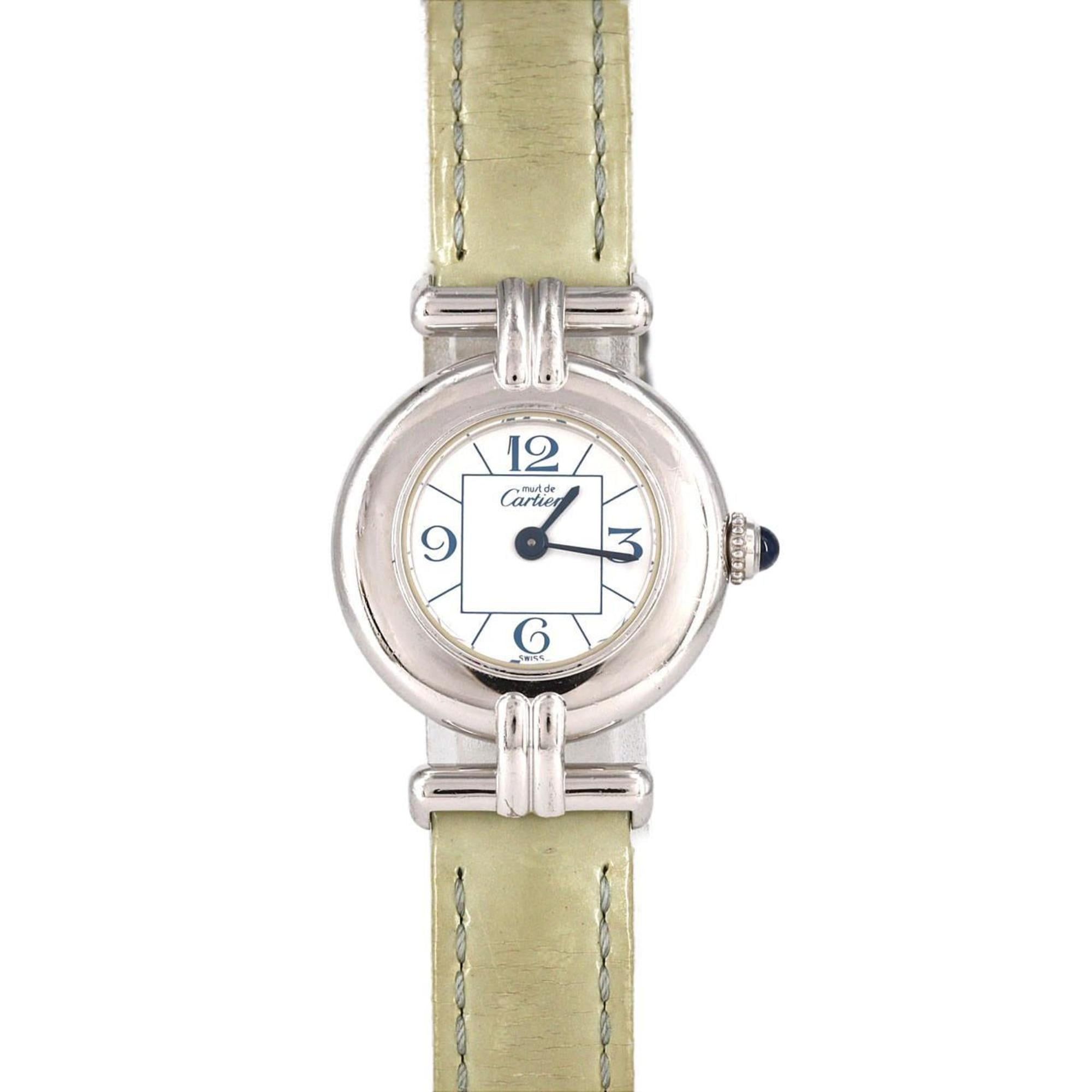 Cartier Must Colisée SM W1011455 Silver Quartz Watch