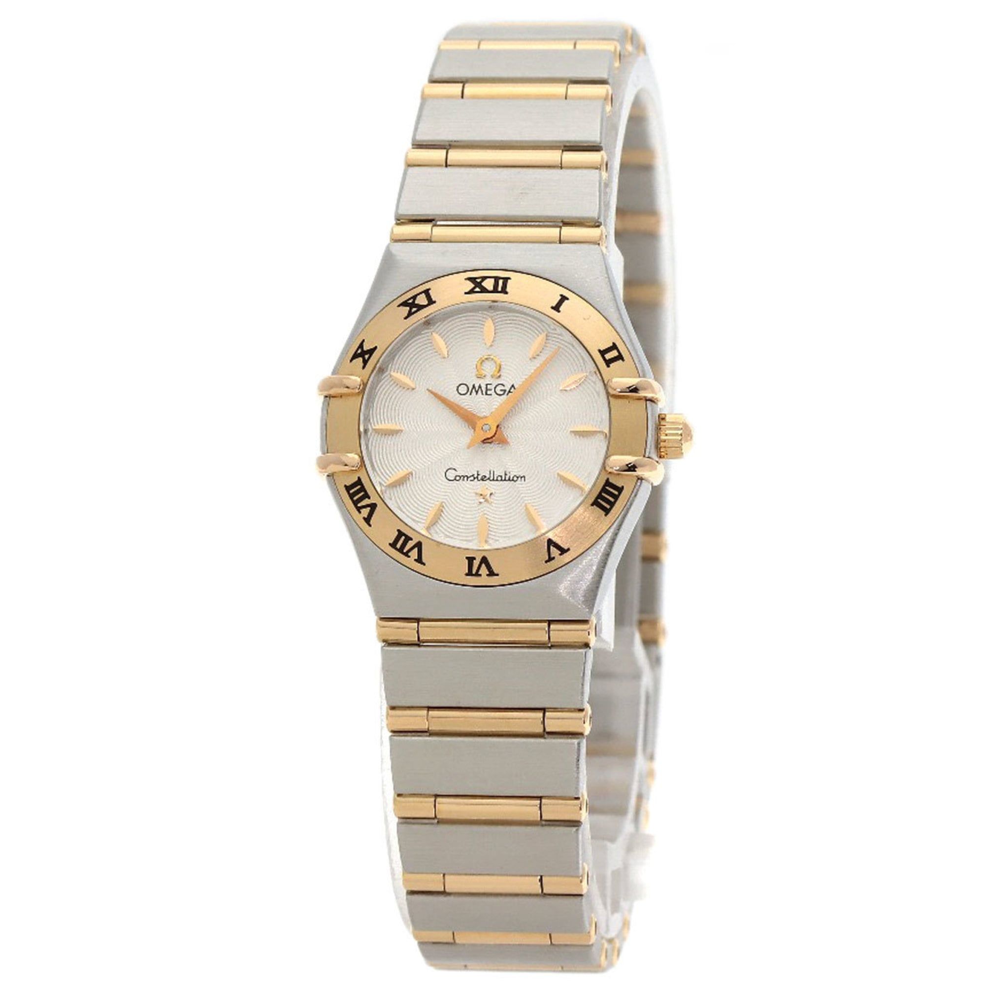 Omega 1260.32 Constellation Mini Watch, Stainless Steel, SSx18KPG, 18KPG, Women's