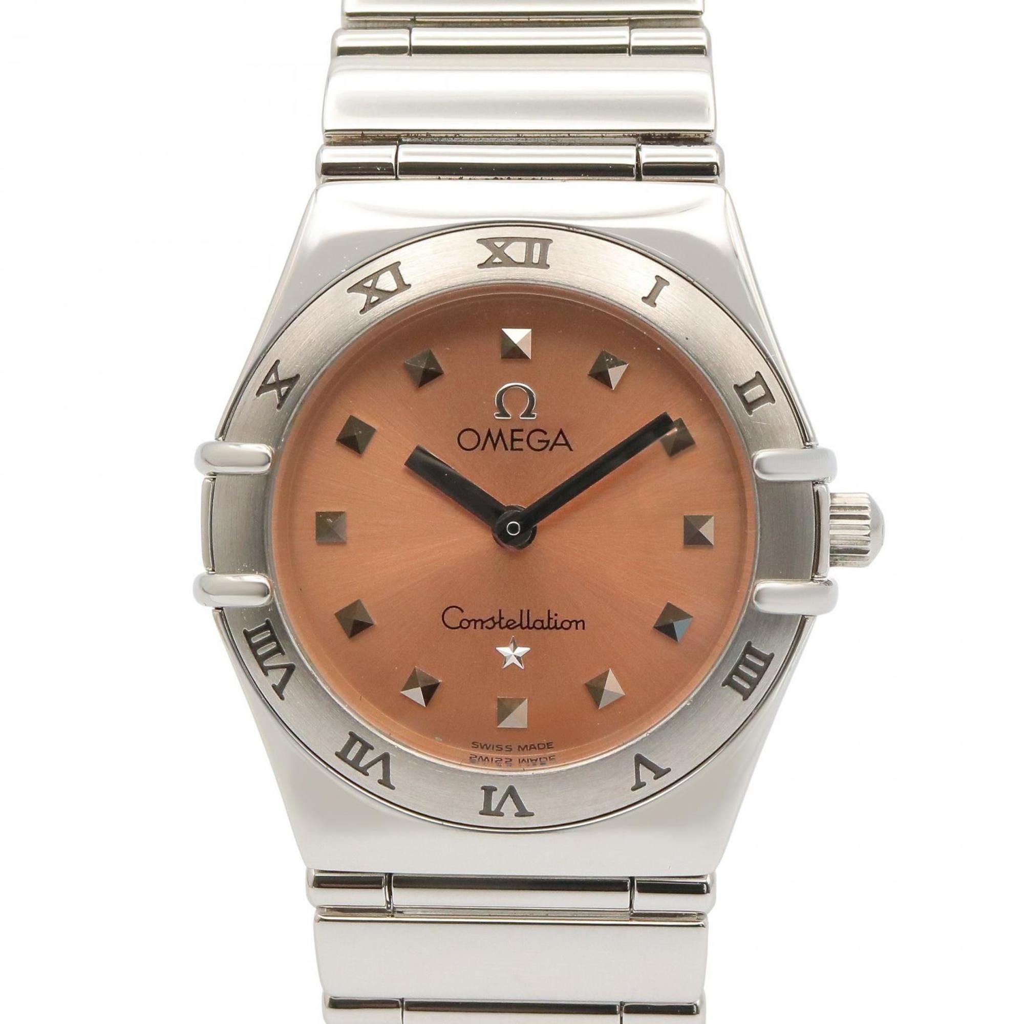 Omega Constellation My Choice Watch, Stainless Steel, Ladies, Pink Tone, 1571.61