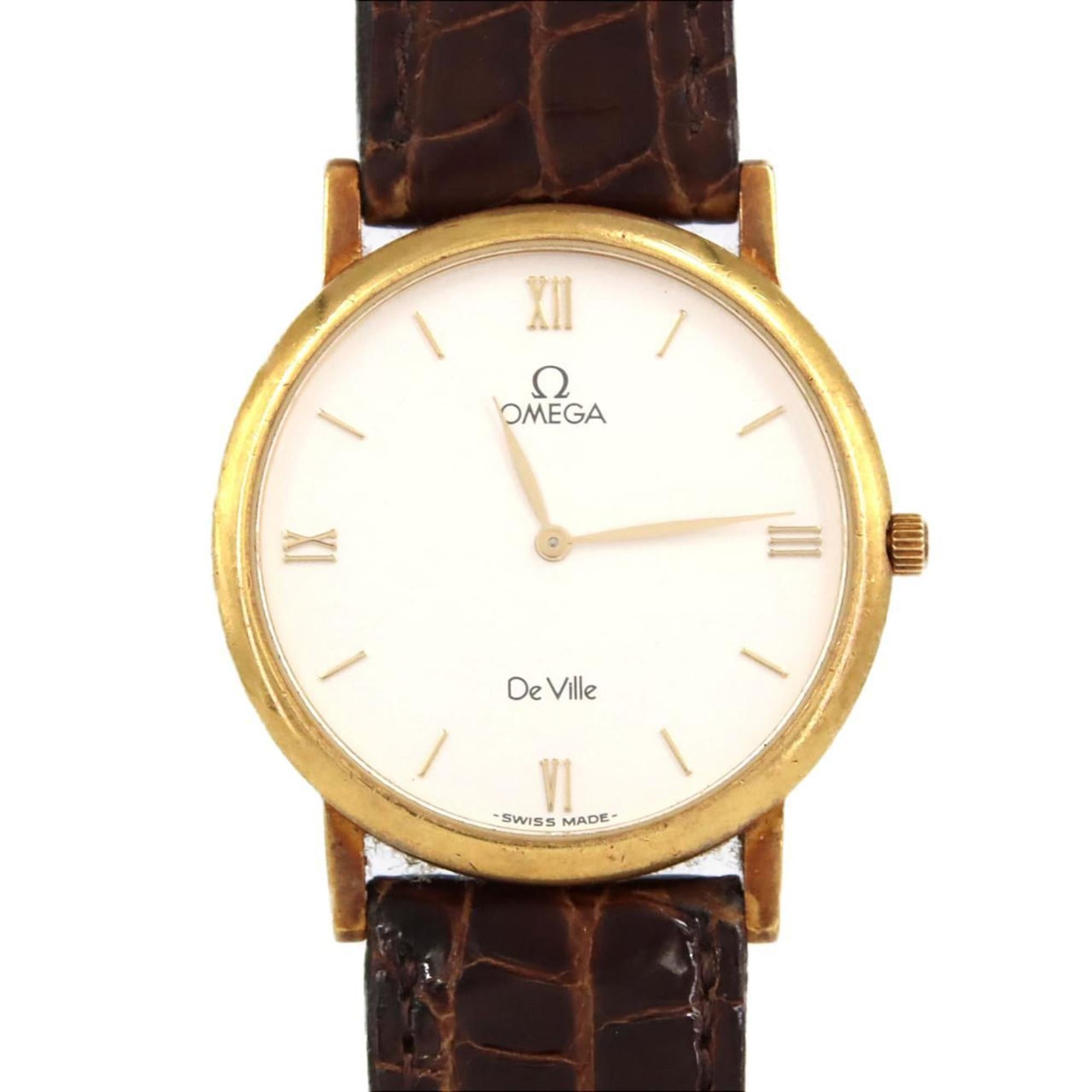 Omega De Ville YG Cal.1478 195.2378 Quartz Watch