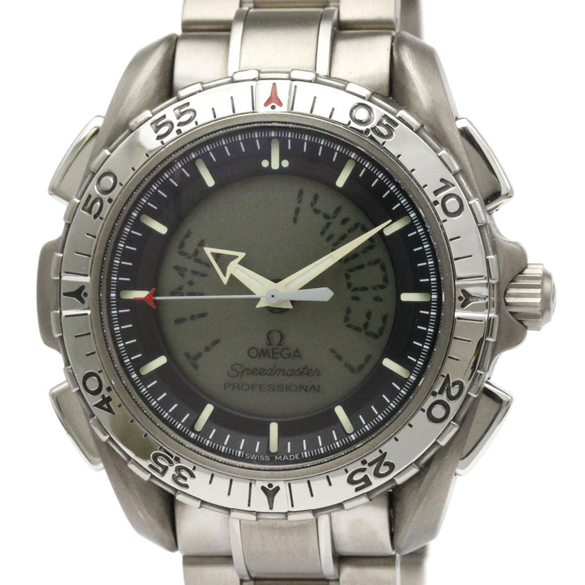 OMEGA Speedmaster X-33 Titanium Quartz Mens Watch 3290.50 Polished