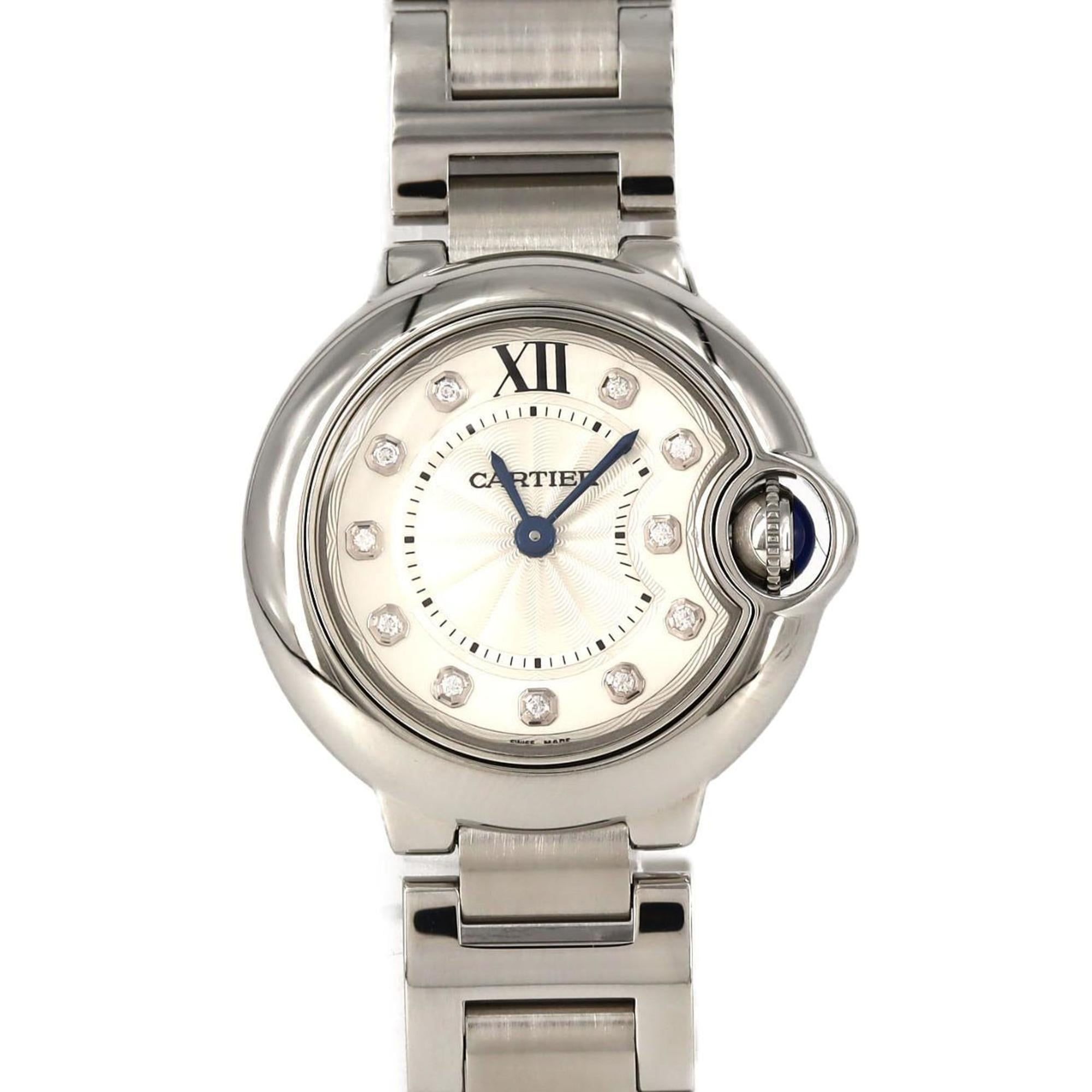Cartier Ballon Bleu SM 11P WE902073 SS Quartz Watch