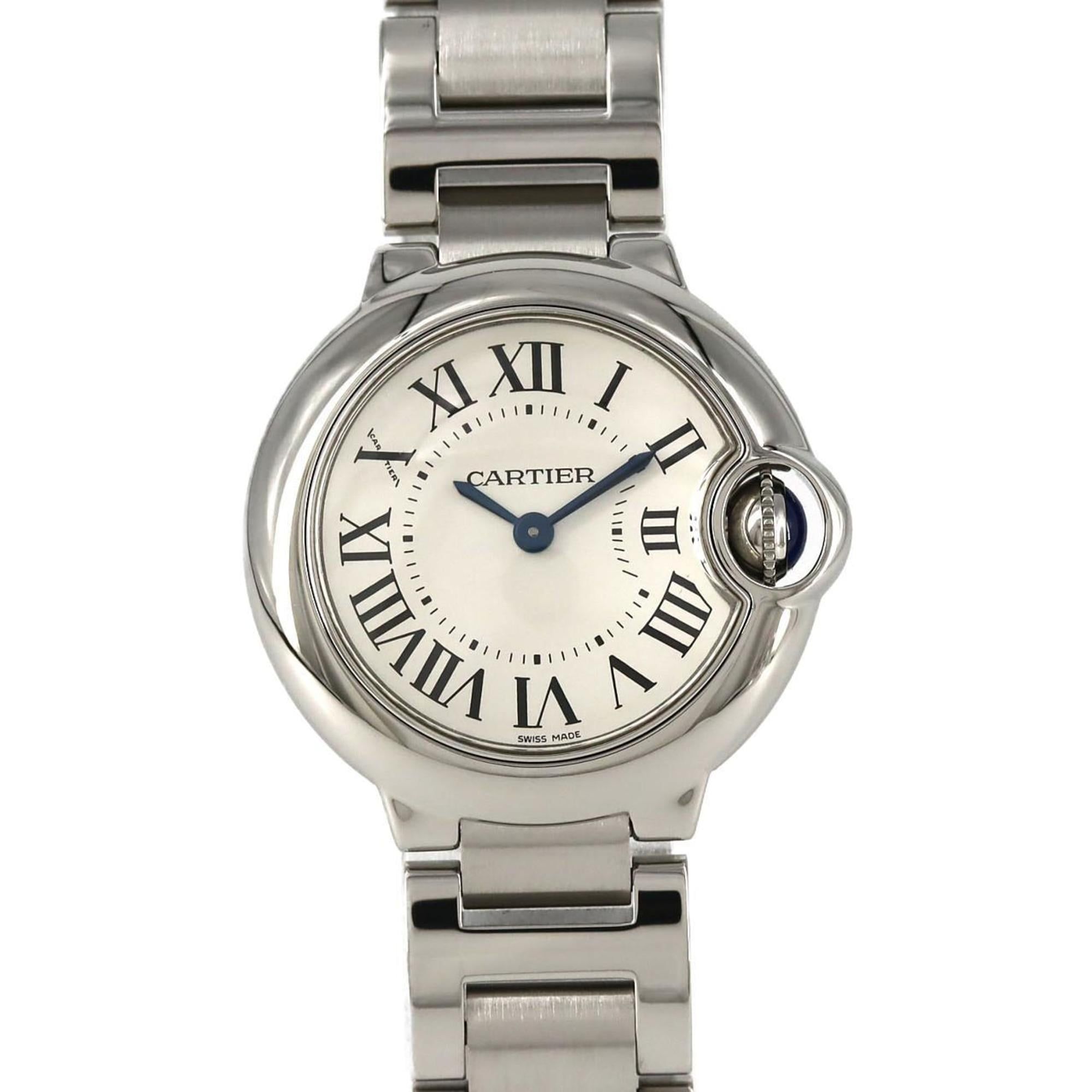 Cartier Ballon Bleu SM W69010Z4 SS Quartz Watch