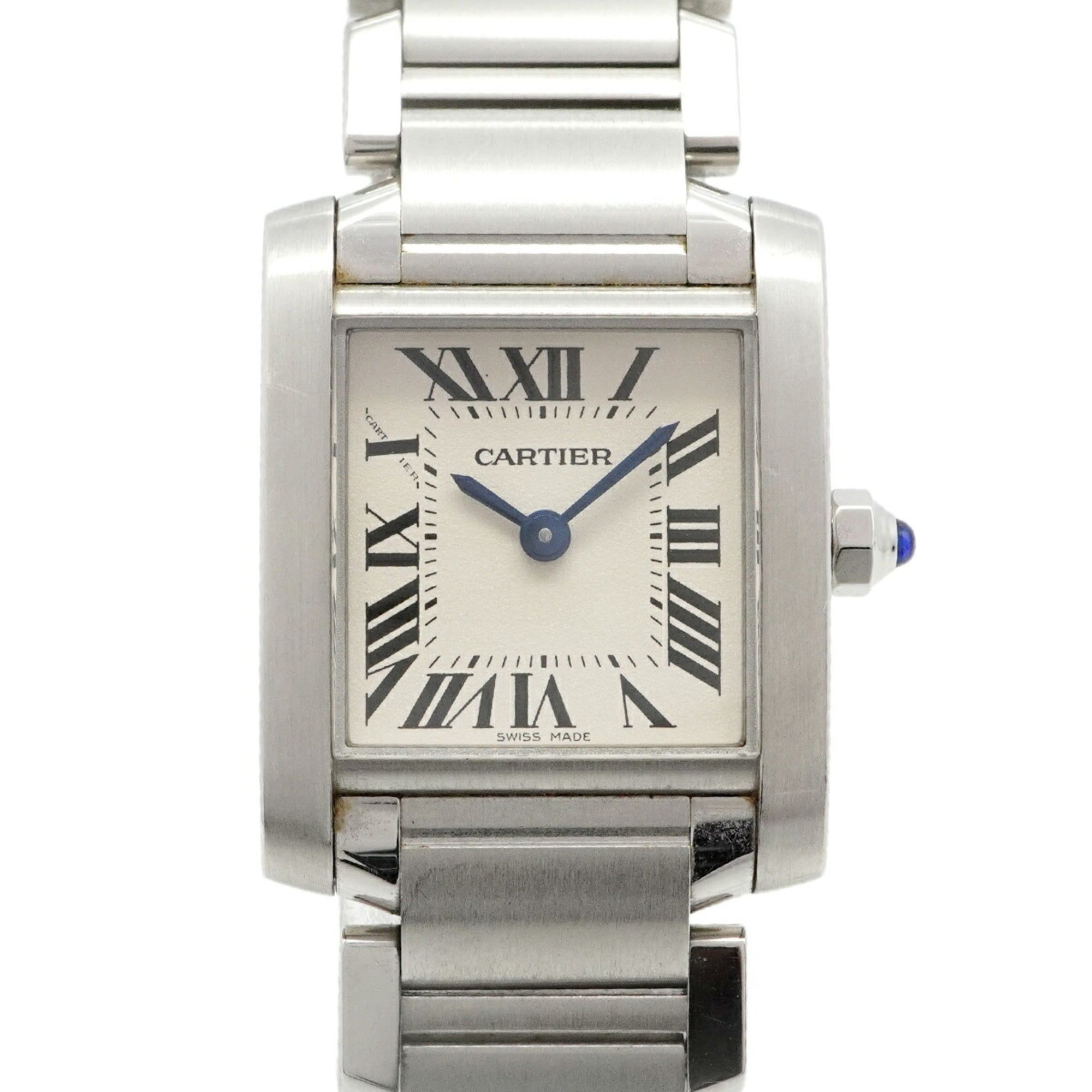 Cartier Tank Française SM W51008Q3 Ivory Dial Women's Watch