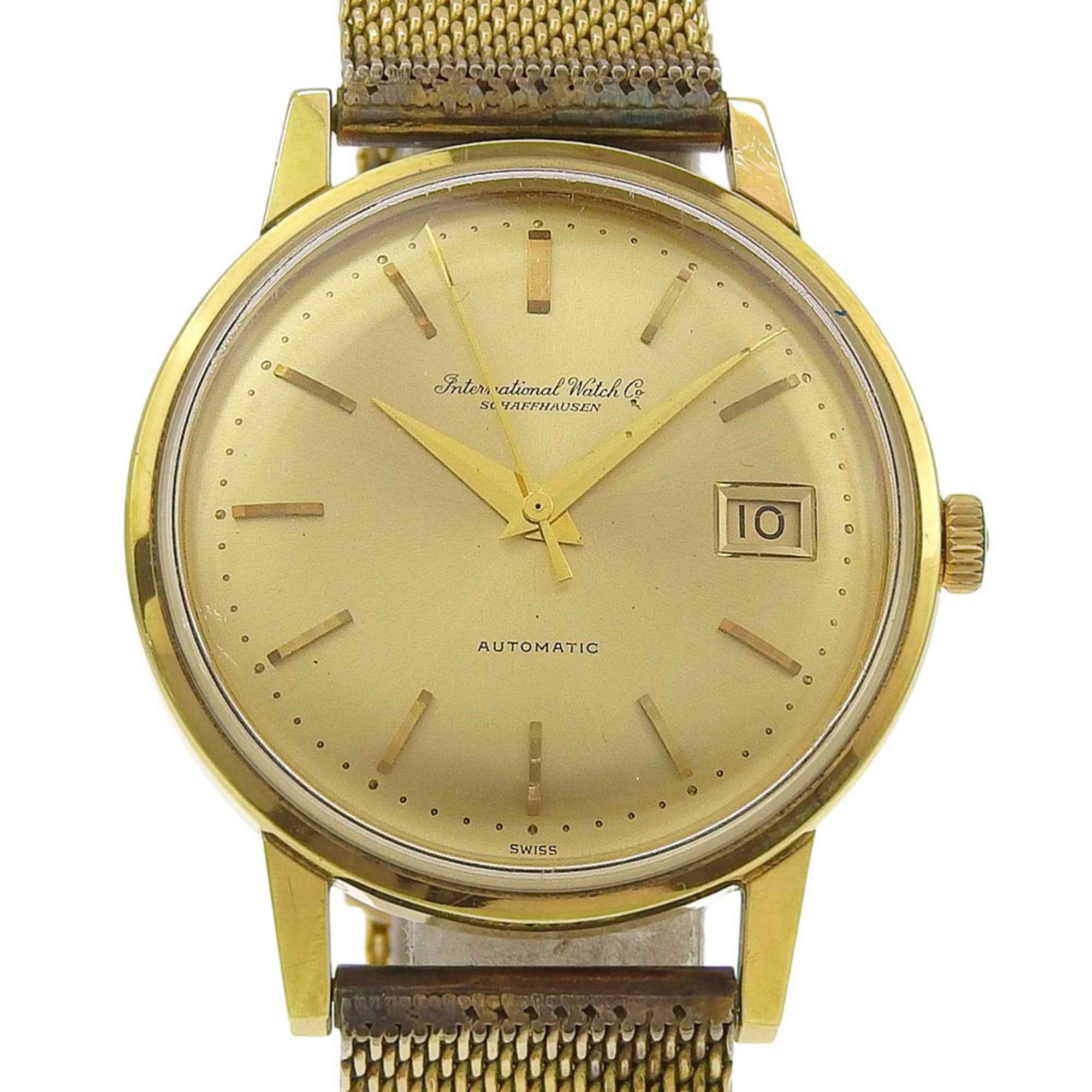 International Watch Company IWC Caliber 8541 Men's Automatic with Gold-Plated Analog Display and Gol