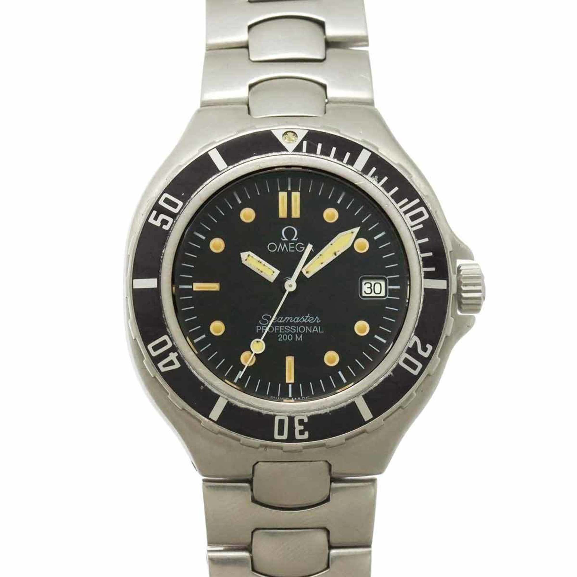 OMEGA Seamaster Professional 200 396 1062 Men's Watch with Date Display and Black Quartz Movement