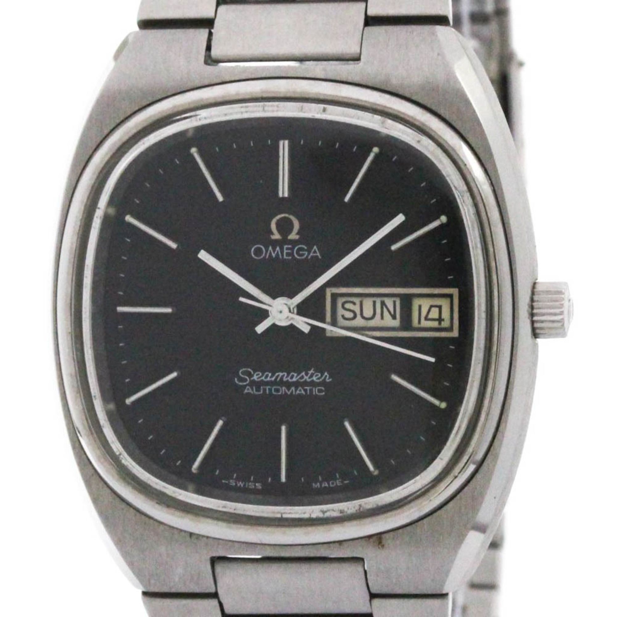 OMEGA Seamaster Day Date Cal.1020 Steel Mens Watch 166.0216 Vintage