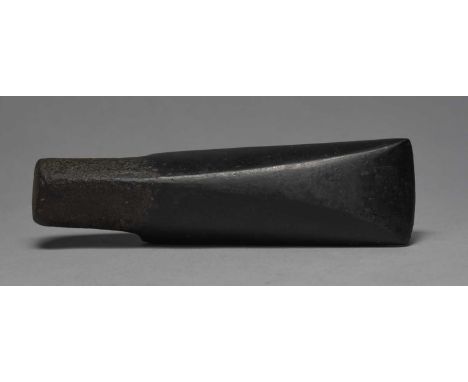 A Polynesian basalt adze blade18th / 19th century, 16cm long.