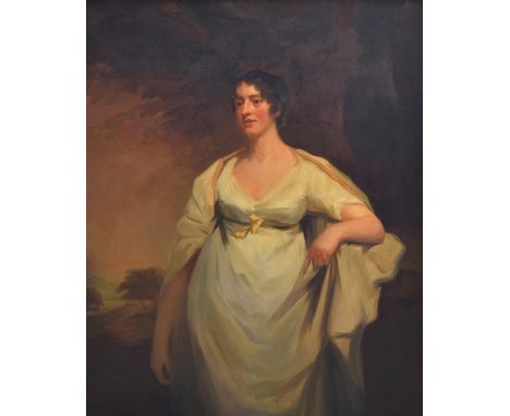 Circle of Henry Rayburn. Portrait of Mrs. Robert Grahame of Whitehill, 1st Provost of Glasgow (1759-1851), whose portrait, by