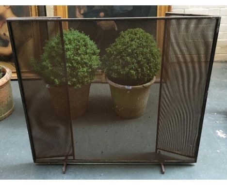 A large fire screen 