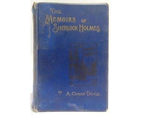 [CLASSIC LITERATURE]  Doyle, Arthur Conan. The Memoirs of Sherlock Holmes, first edition, Newnes, London, 1894, original beve