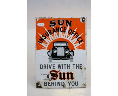 Sun Insurance office enamel sign