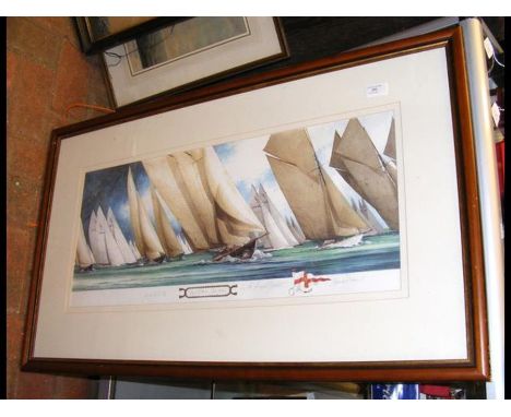 A Limited Edition yachting print